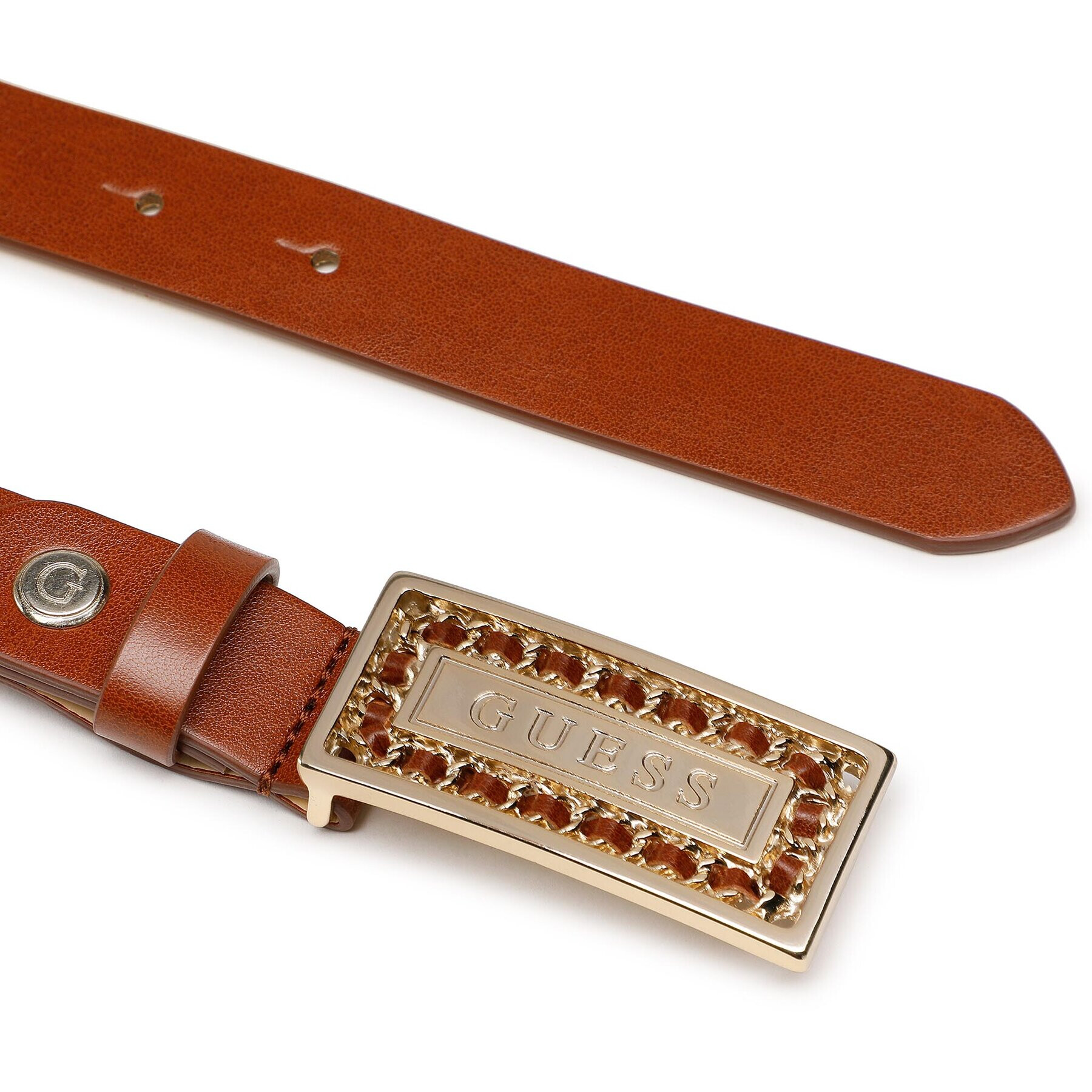 Guess Дамски колан Not Coordinated Belts BW7752 VIN25 Кафяв - Pepit.bg