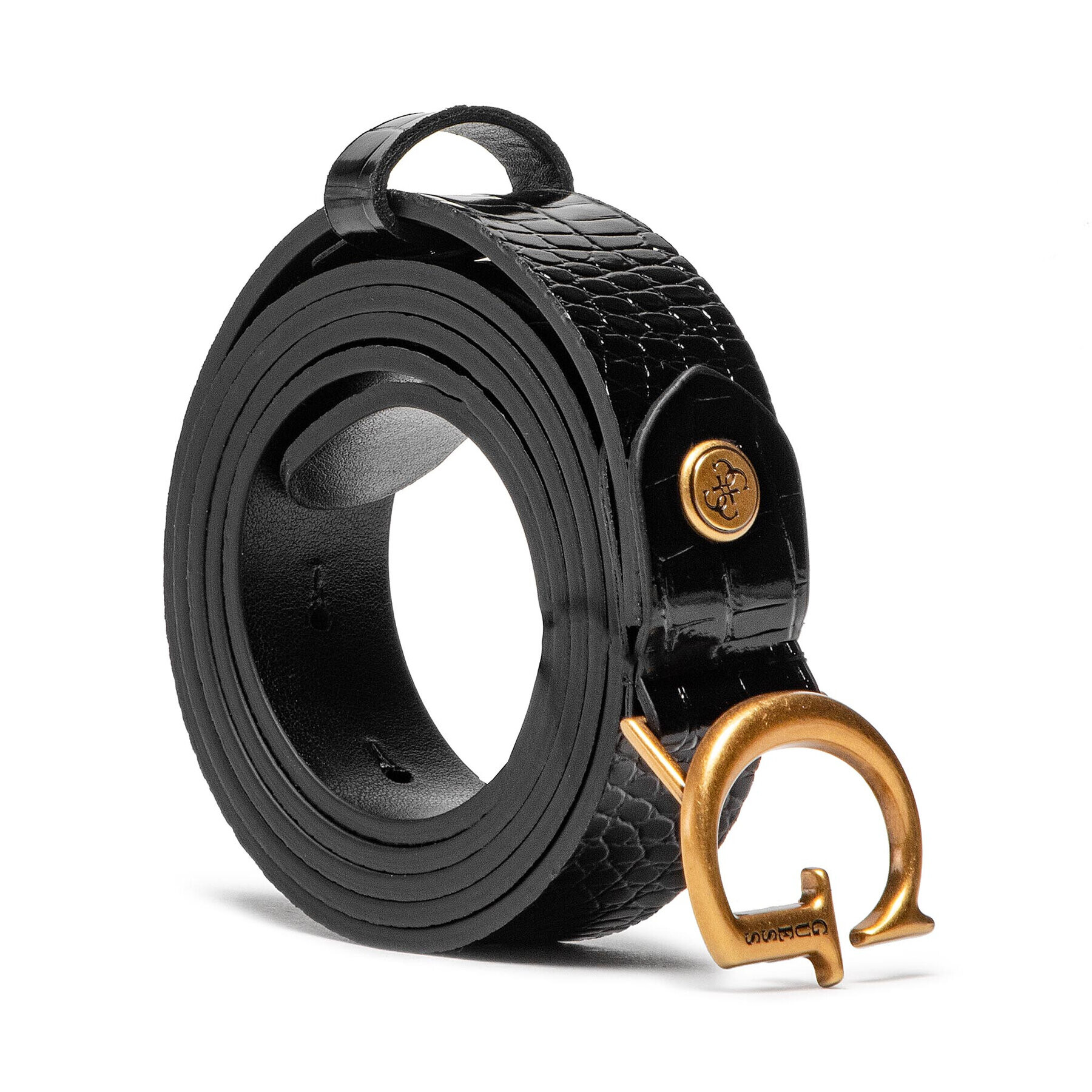 Guess Дамски колан Raffie Belts BW7495 VIN25 Черен - Pepit.bg