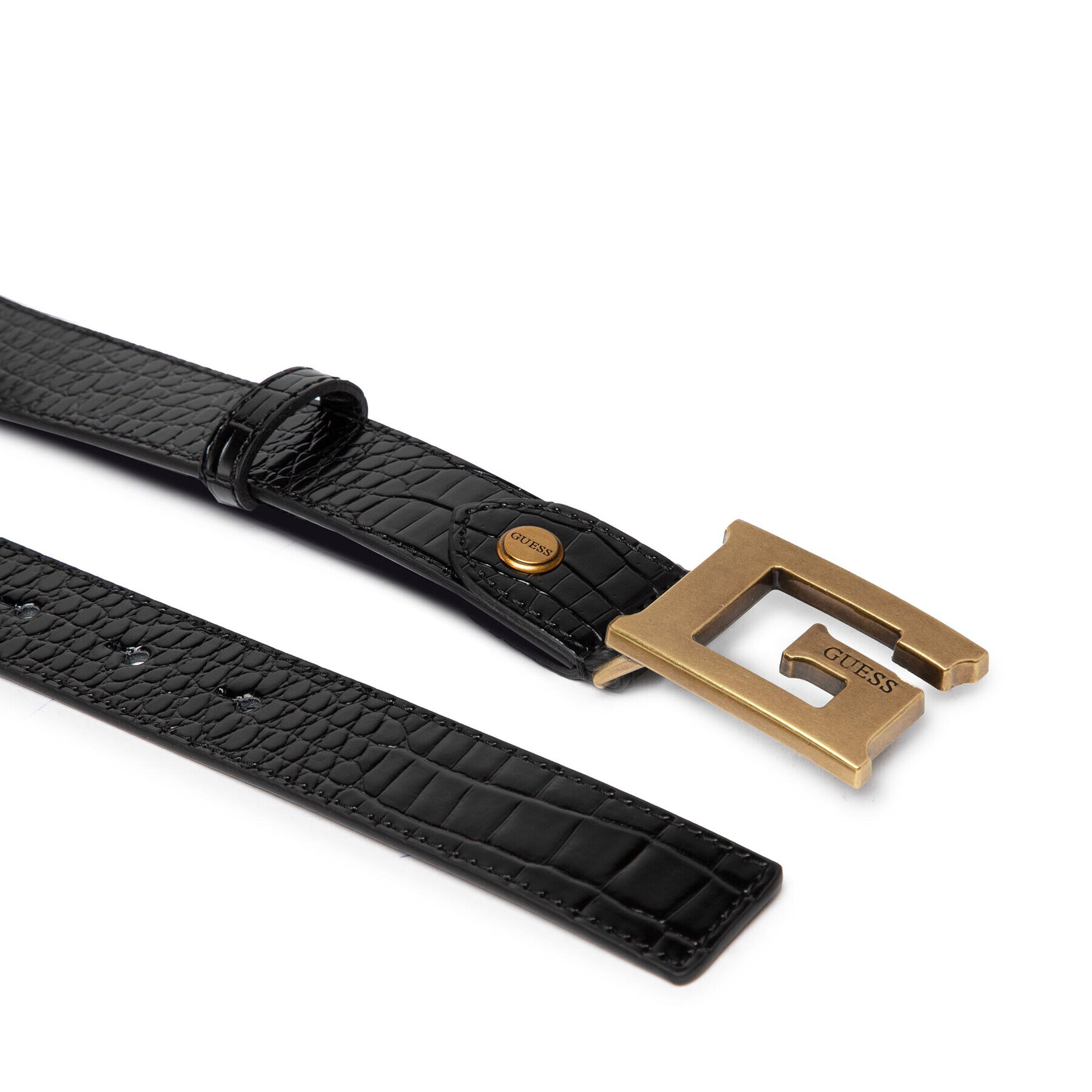 Guess Дамски колан Raffie Belts BW7679 VIN30 Черен - Pepit.bg