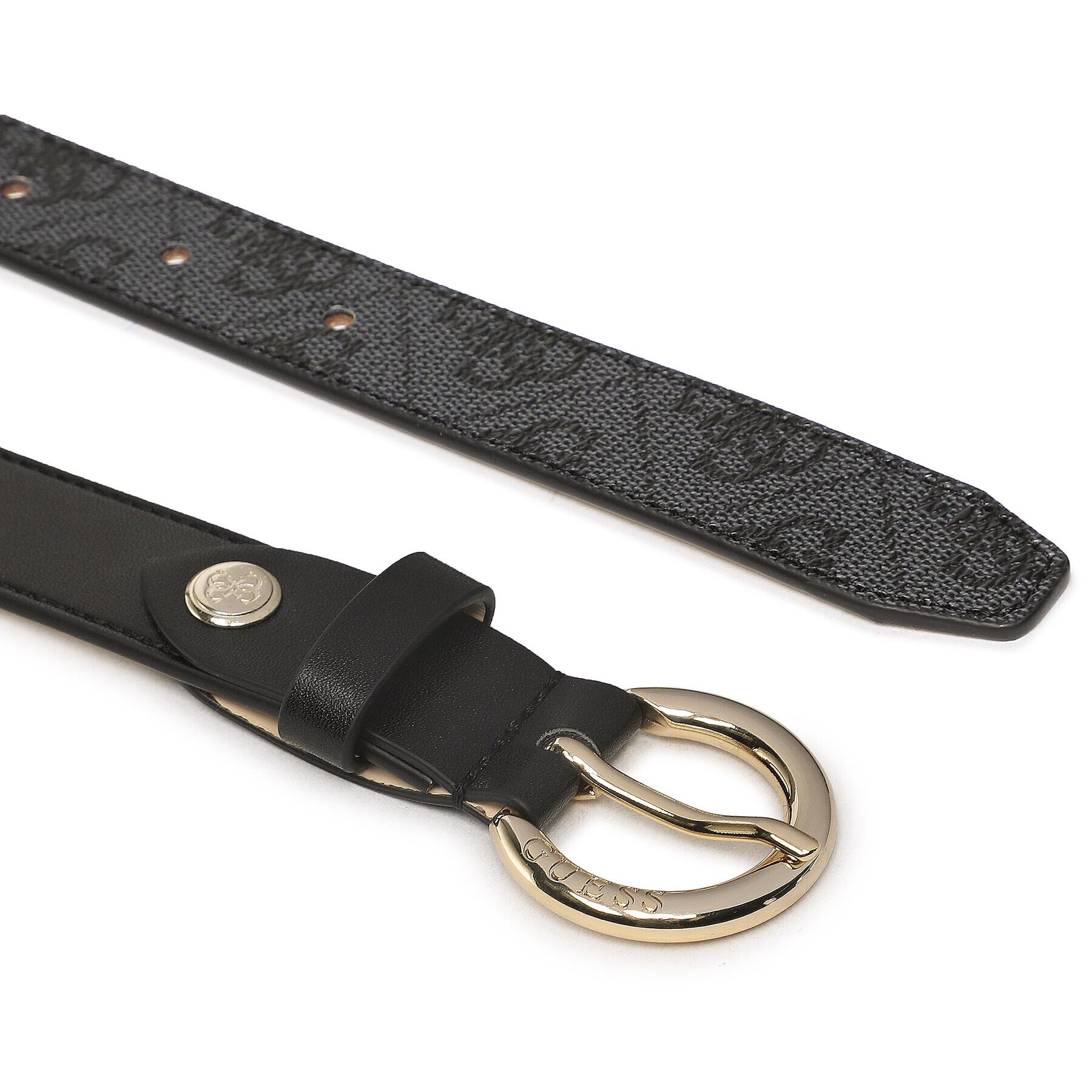 Guess Дамски колан Silvana Belts BW7751 VIN25 Черен - Pepit.bg