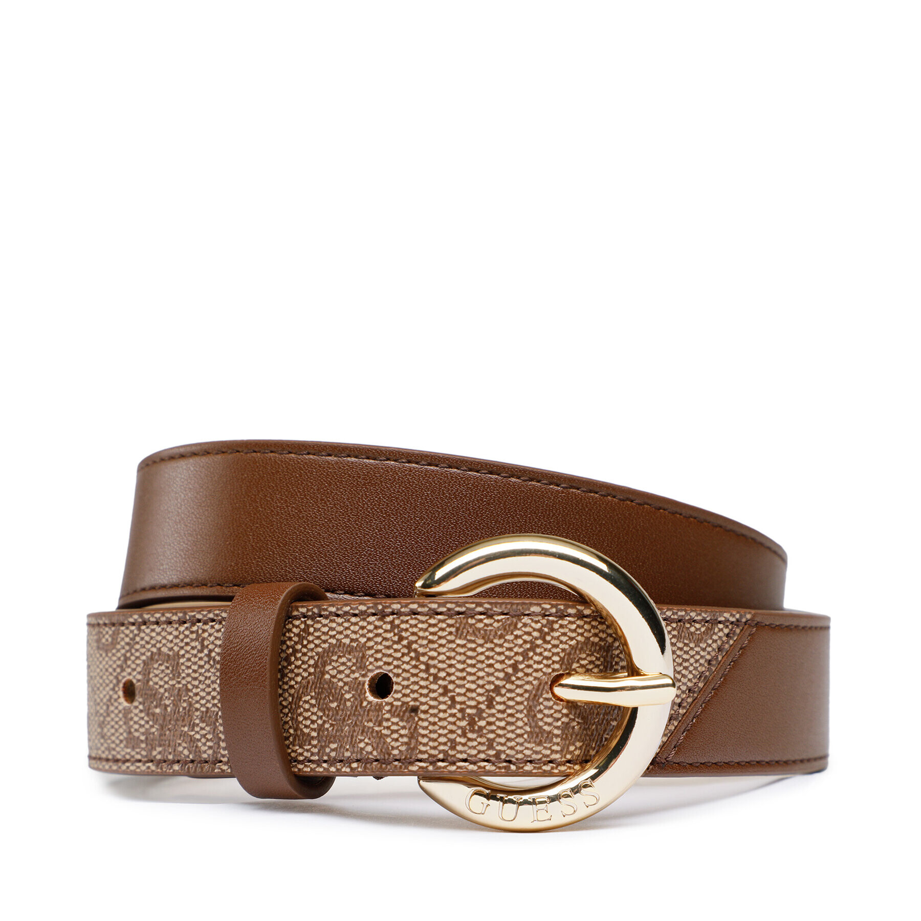 Guess Дамски колан Silvana Belts BW7751 VIN25 Кафяв - Pepit.bg