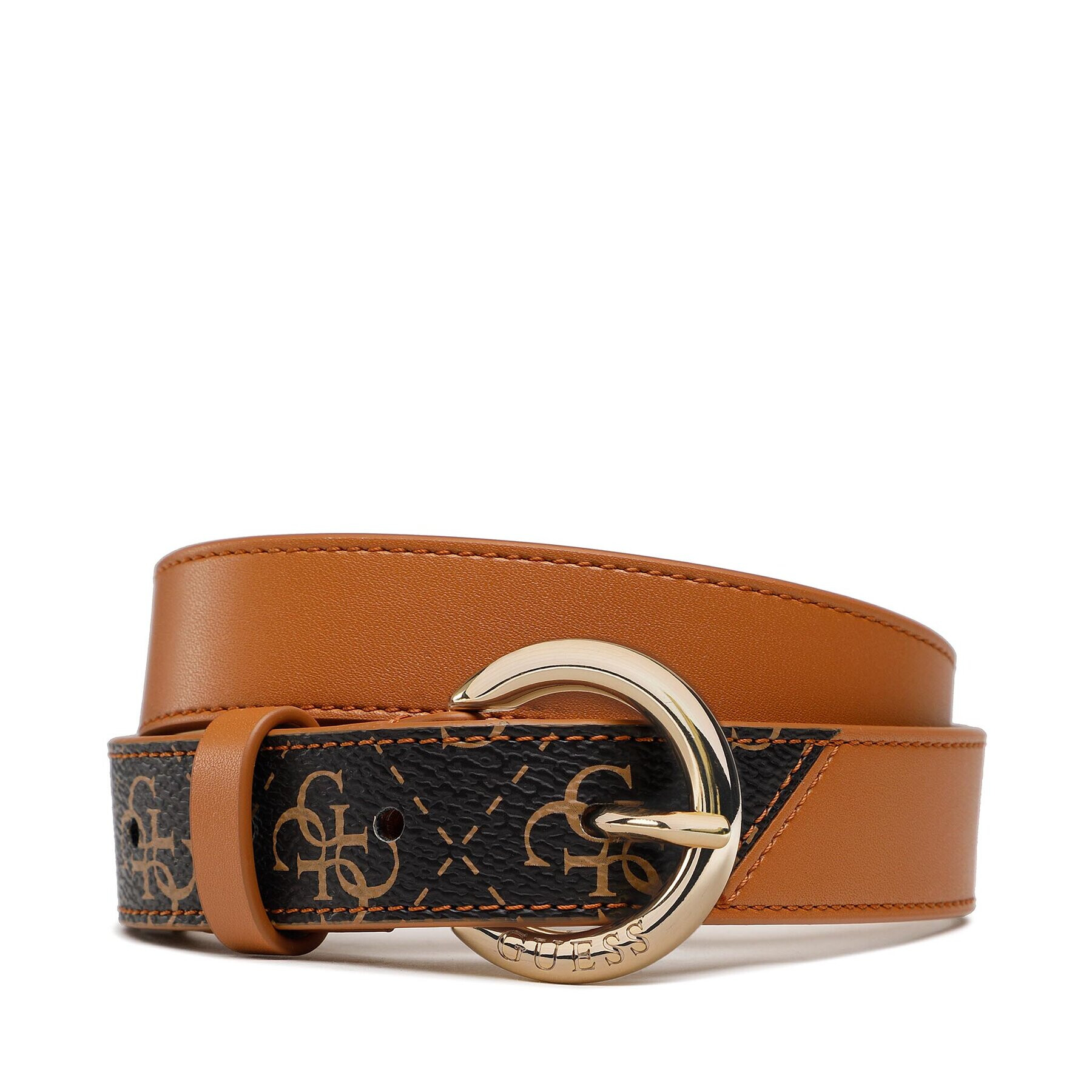 Guess Дамски колан Silvana Belts BW7751 VIN25 Кафяв - Pepit.bg