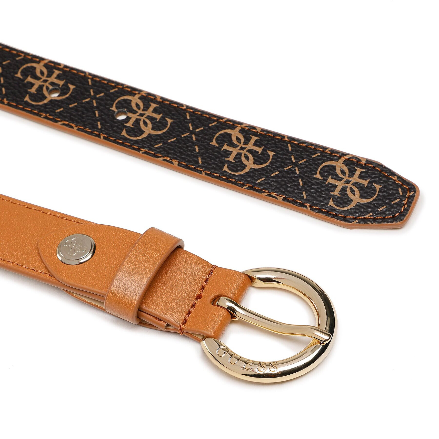 Guess Дамски колан Silvana Belts BW7751 VIN25 Кафяв - Pepit.bg