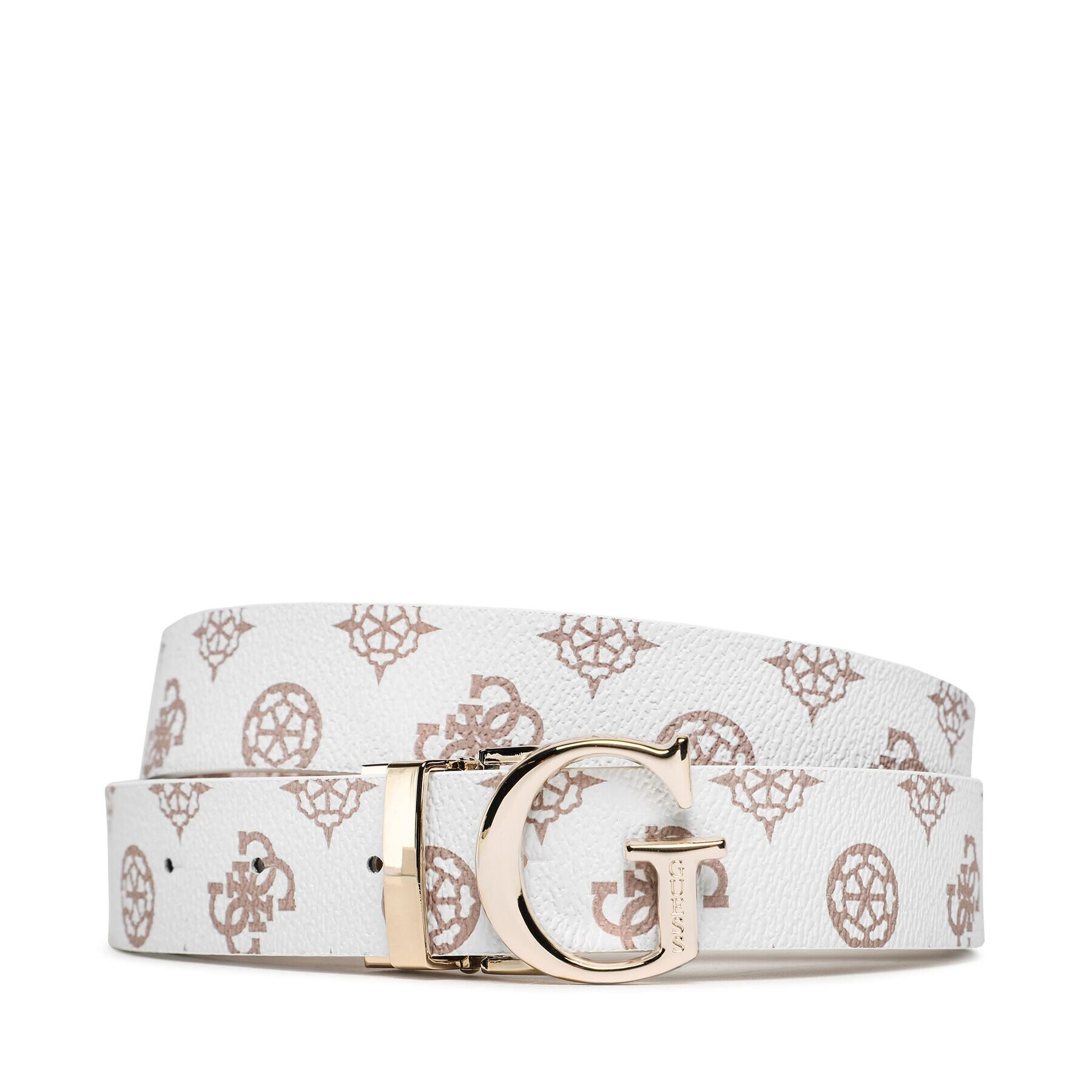 Guess Дамски колан Silvana (PA) Belts BW7811 VIN30 Бял - Pepit.bg