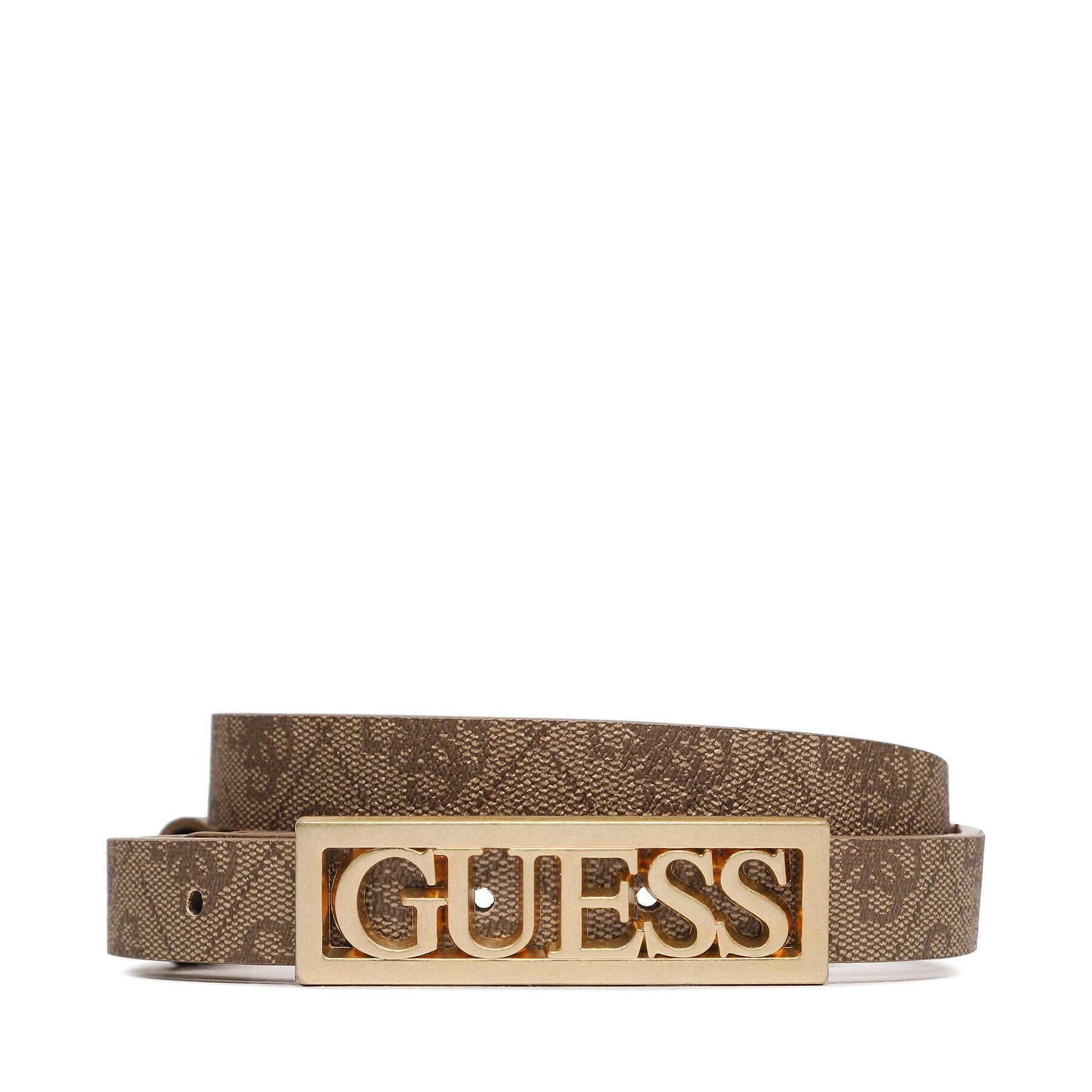 Guess Дамски колан Silvana (SS) Belts BW7836 VIN20 Кафяв - Pepit.bg