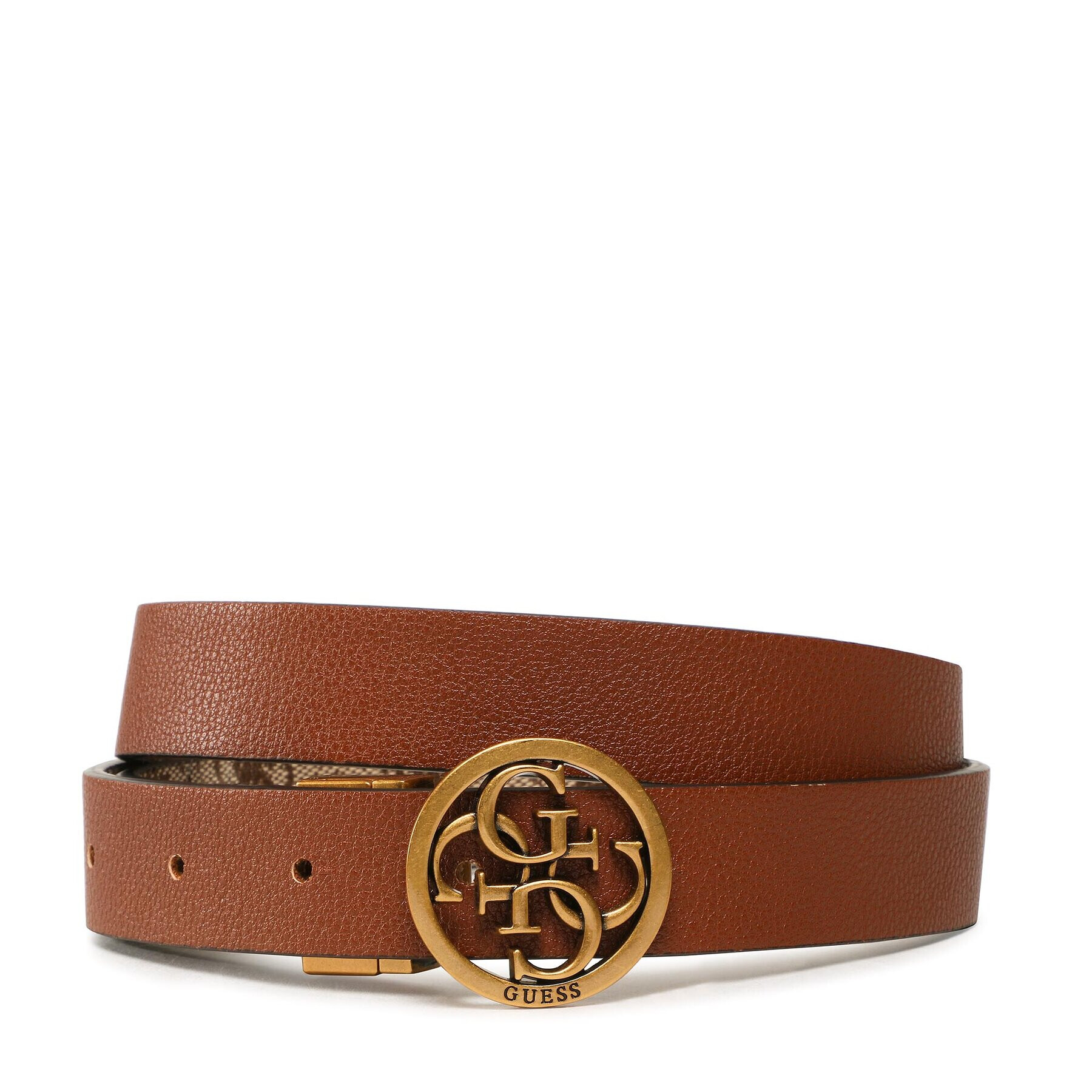 Guess Дамски колан Stephi Belts BW7741 VIN25 Кафяв - Pepit.bg