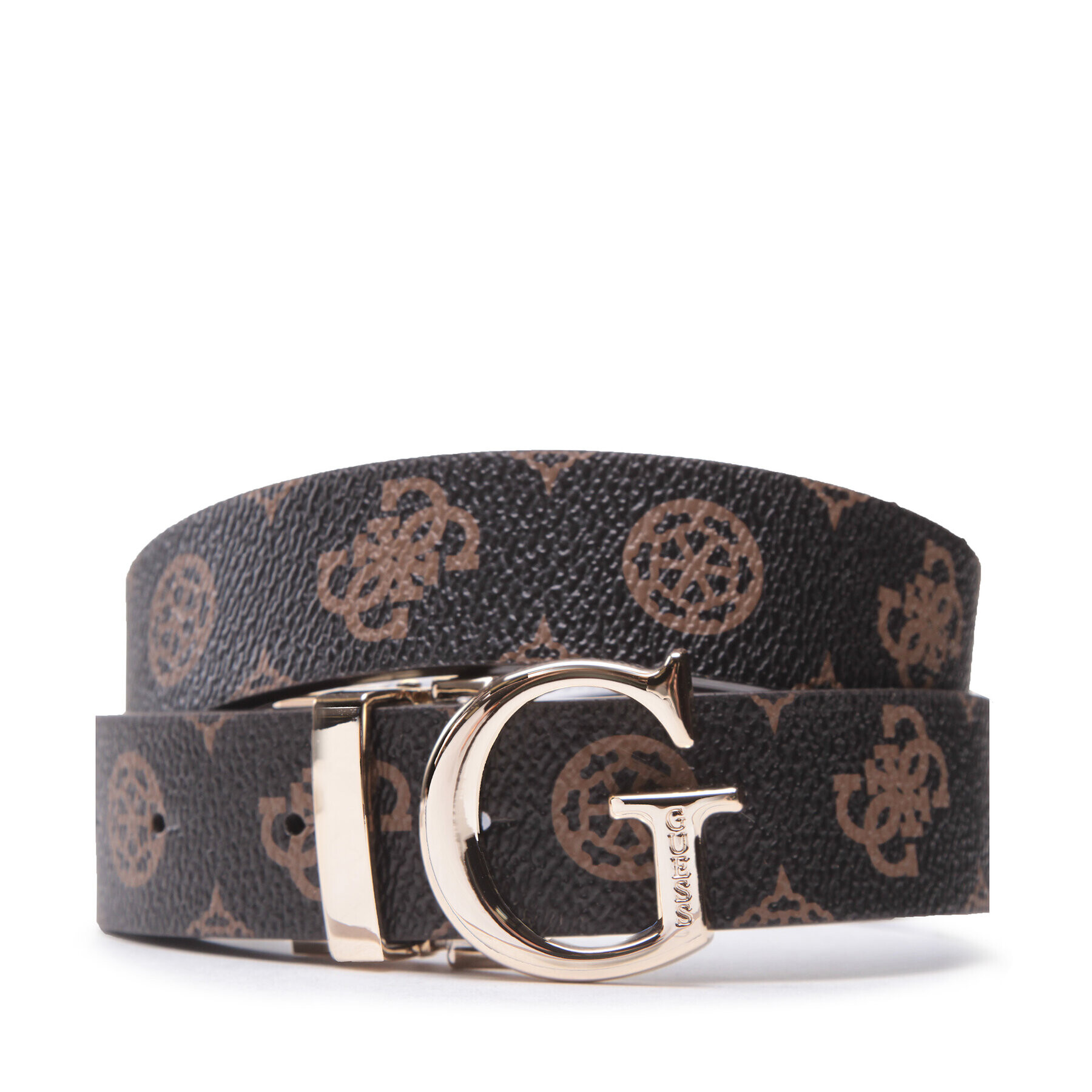 Guess Дамски колан Tiberia Belts BW7785 VIN30 Кафяв - Pepit.bg