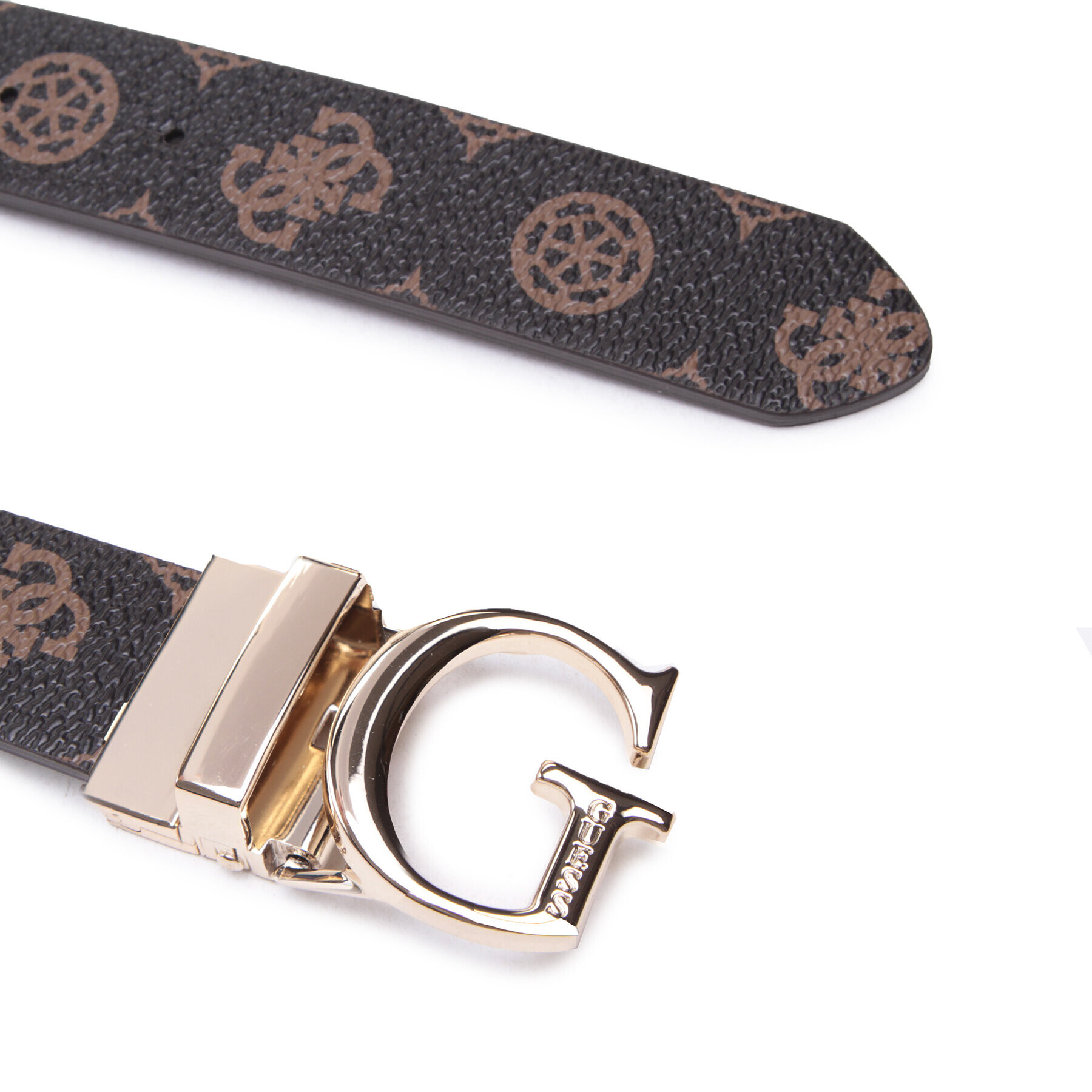 Guess Дамски колан Tiberia Belts BW7785 VIN30 Кафяв - Pepit.bg