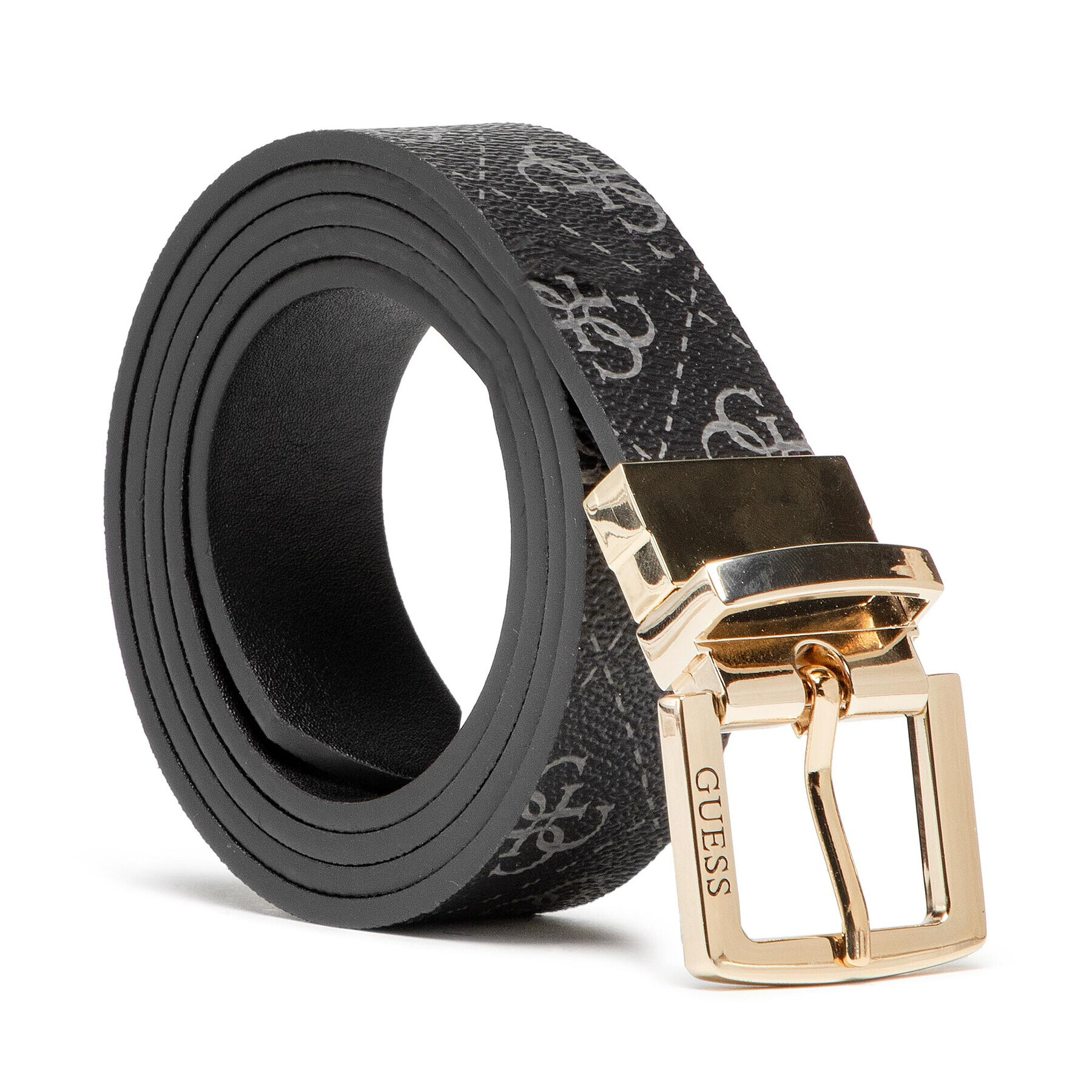 Guess Дамски колан Washington Belts BW7502 VIN30 Черен - Pepit.bg