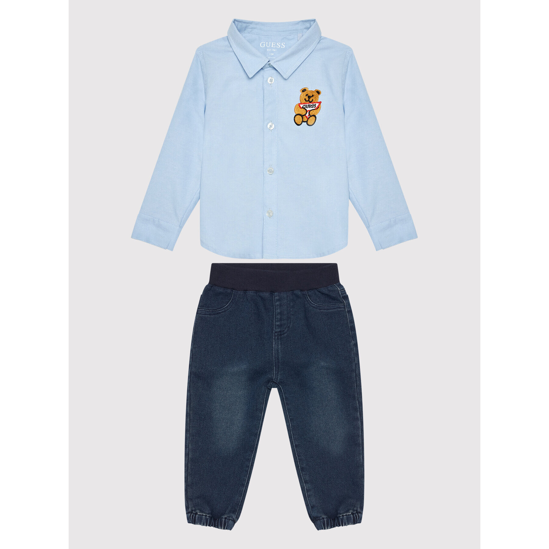 Guess Детски комплект H1YI01 W9CL0 Син Regular Fit - Pepit.bg