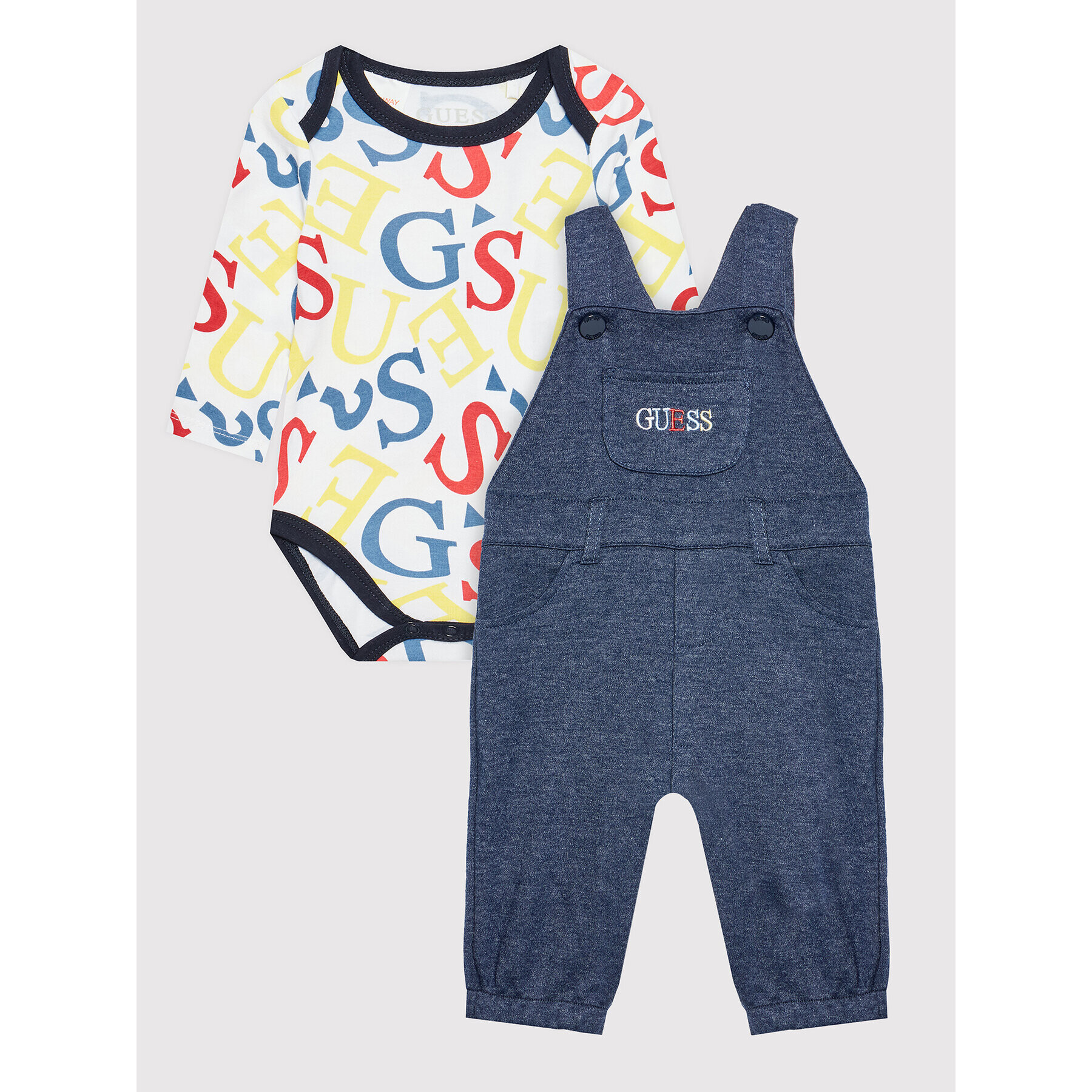 Guess Детски комплект H2YW03 J1300 Бял Regular Fit - Pepit.bg