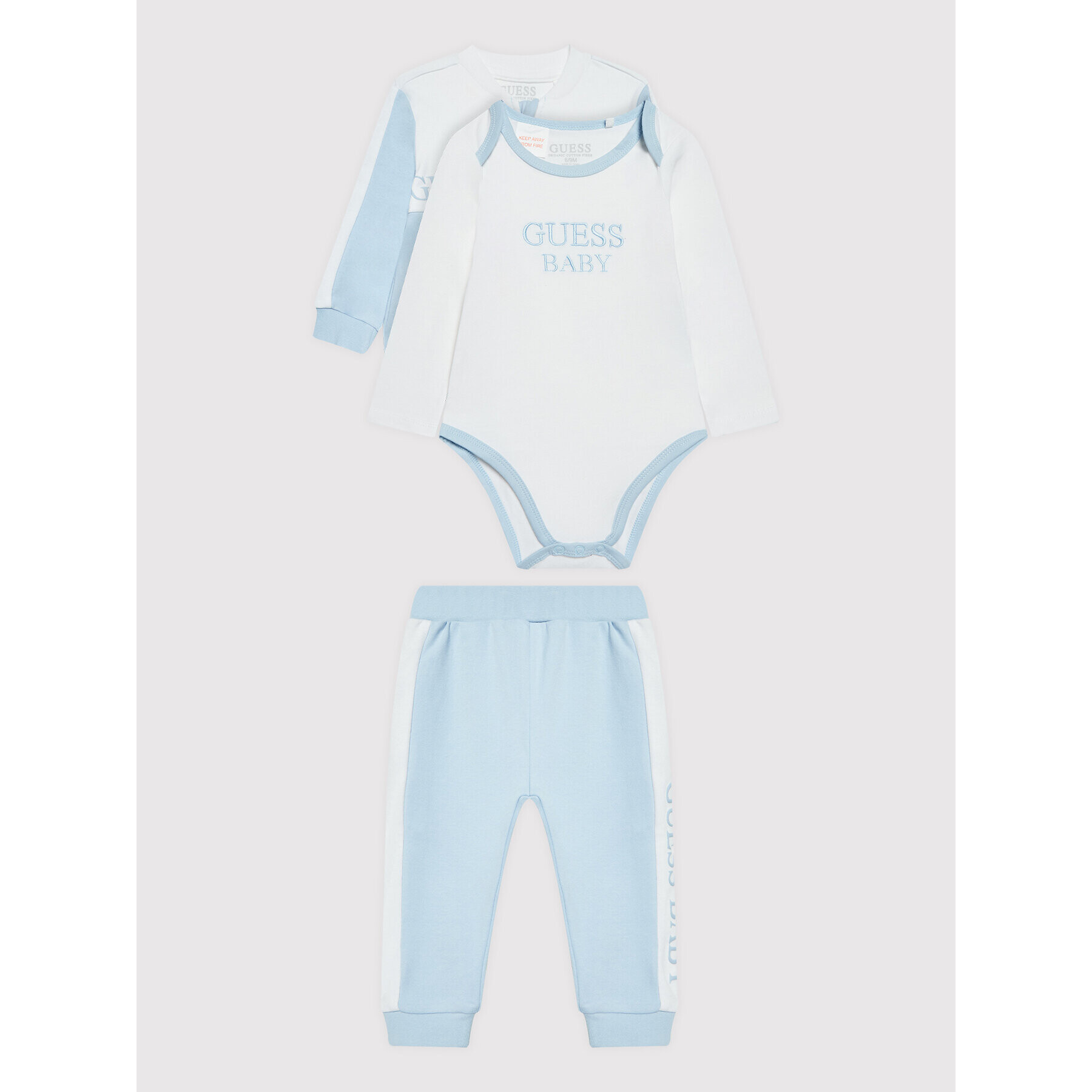 Guess Детски комплект H2YW04 KA6W3 Бял Regular Fit - Pepit.bg
