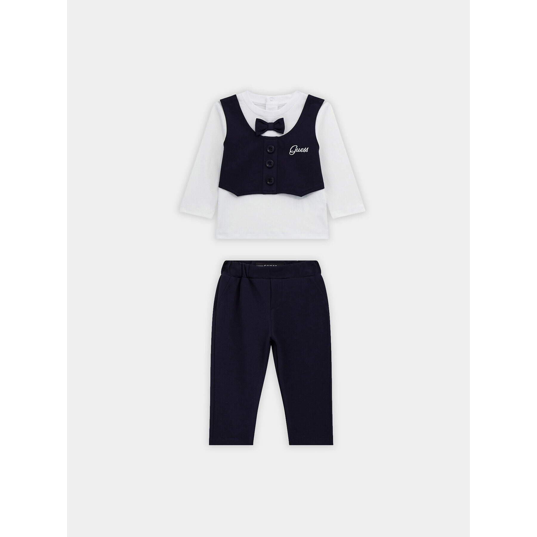Guess Комплект блуза и панталон I4RG13 K5M20 Бял Regular Fit - Pepit.bg