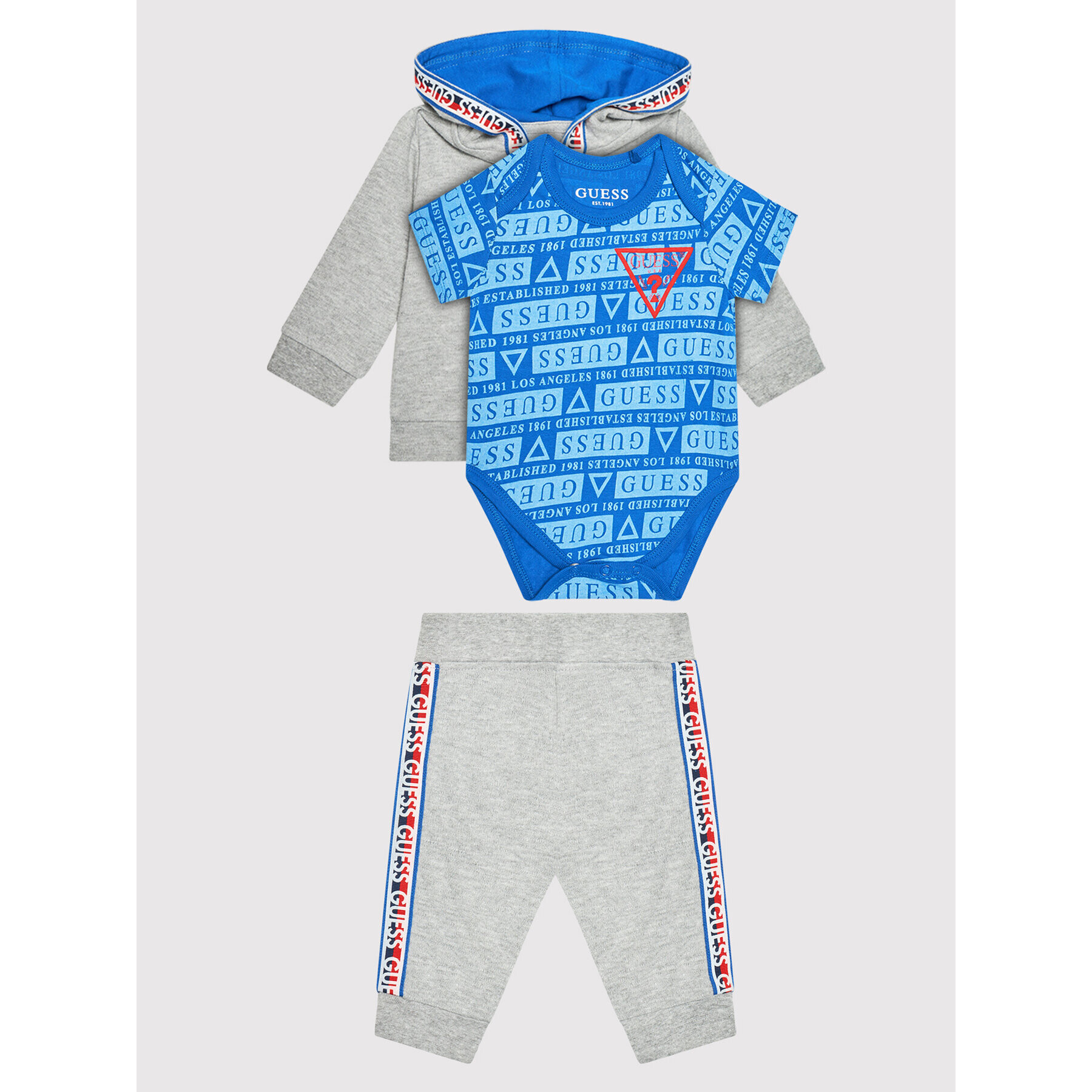 Guess Детски комплект P1YG01 KAE10 Сив Regular Fit - Pepit.bg