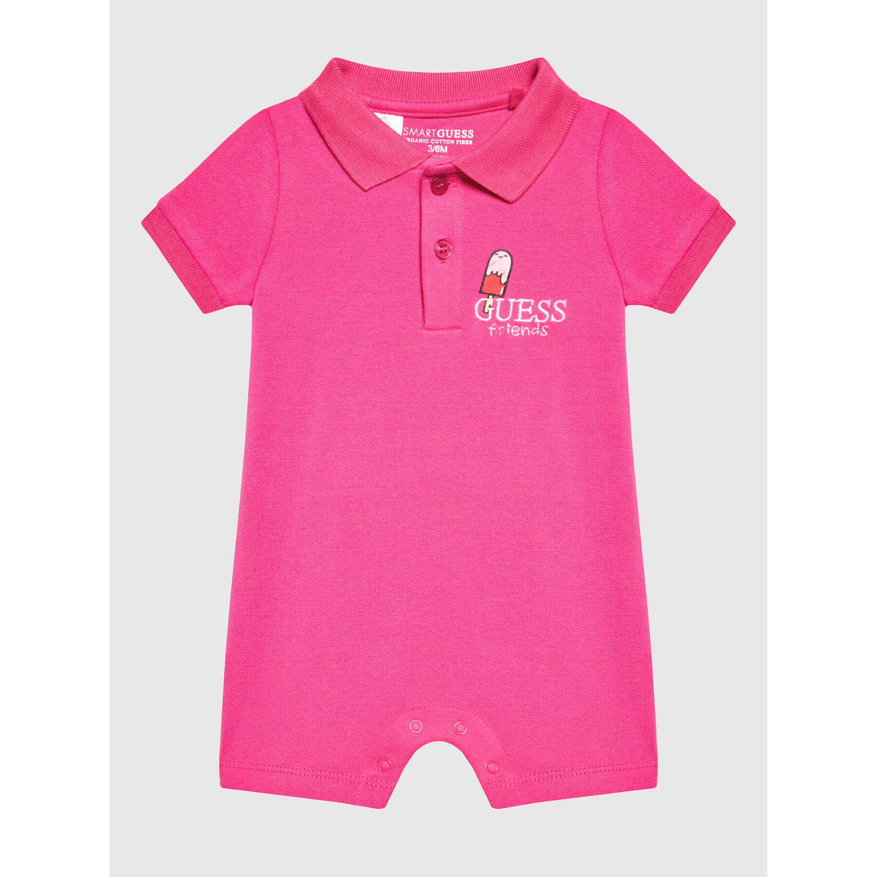 Guess Детско боди H2GW03 KACT0 Розов Regular Fit - Pepit.bg