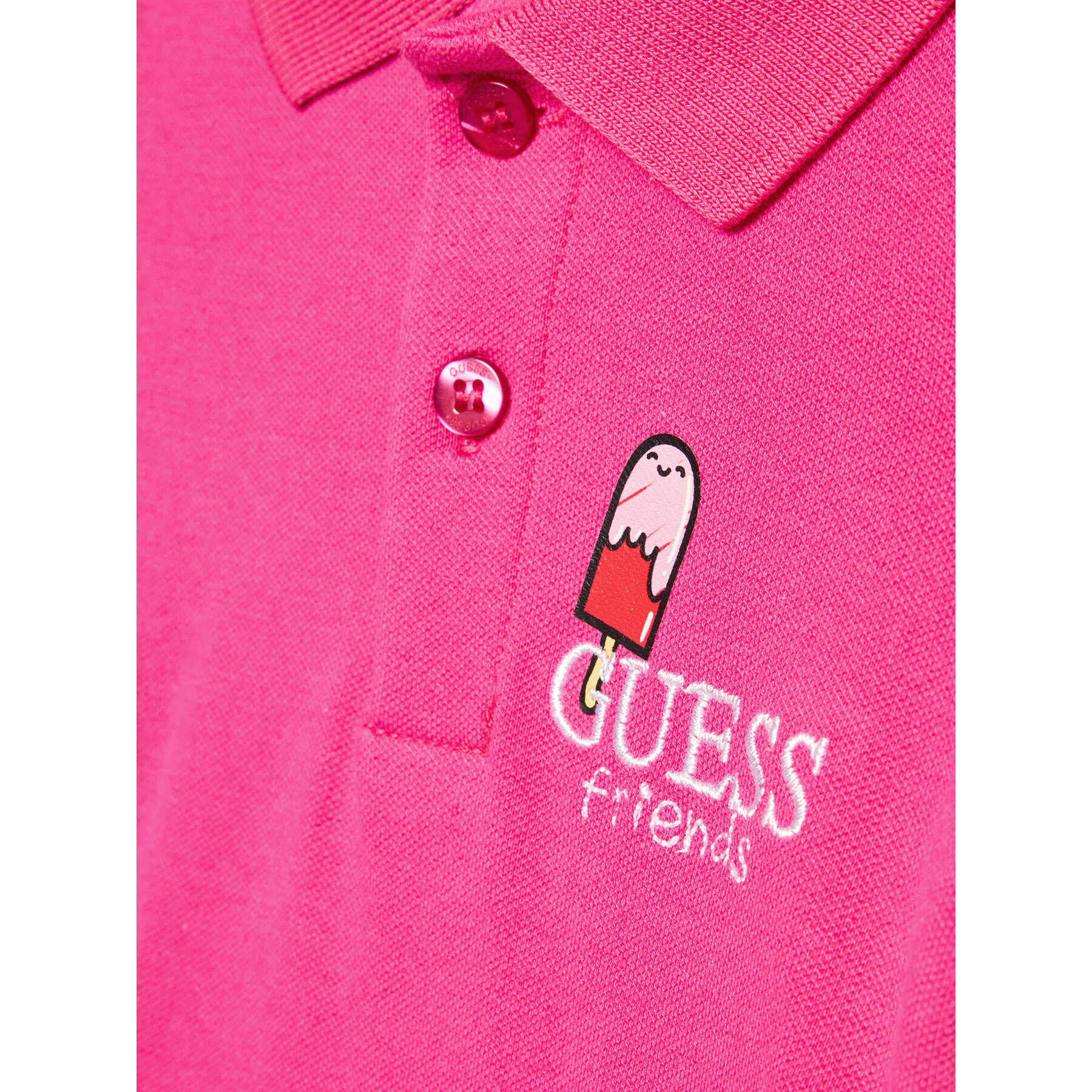 Guess Детско боди H2GW03 KACT0 Розов Regular Fit - Pepit.bg