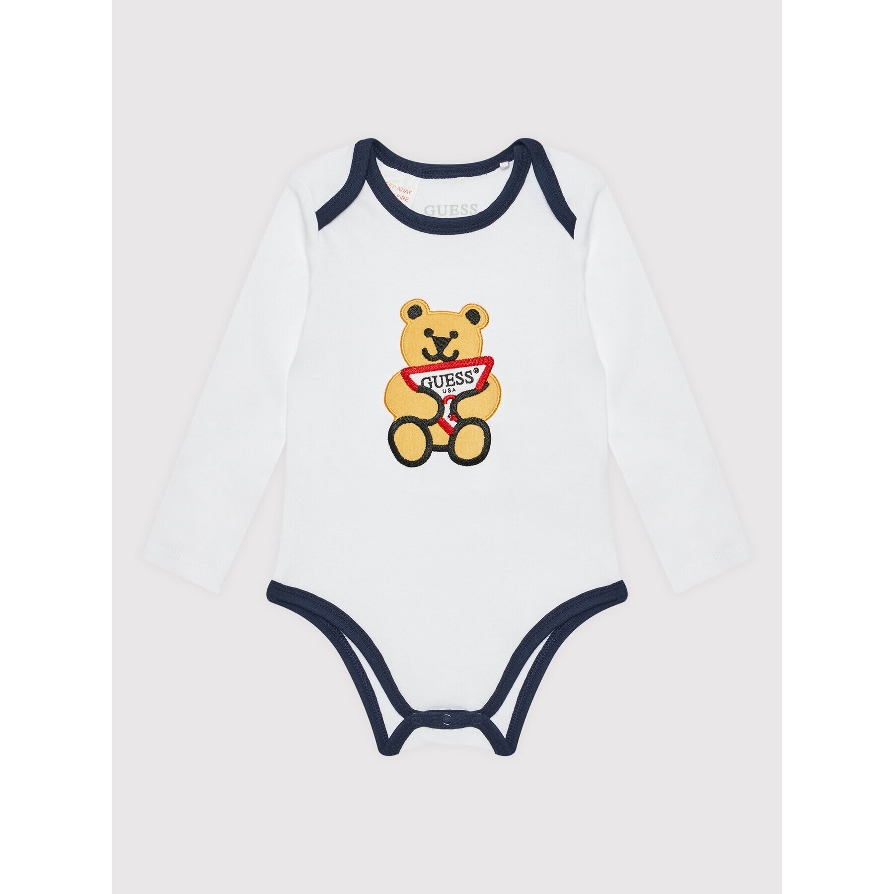 Guess Детско боди H2RW04 KA6W0 Бял - Pepit.bg