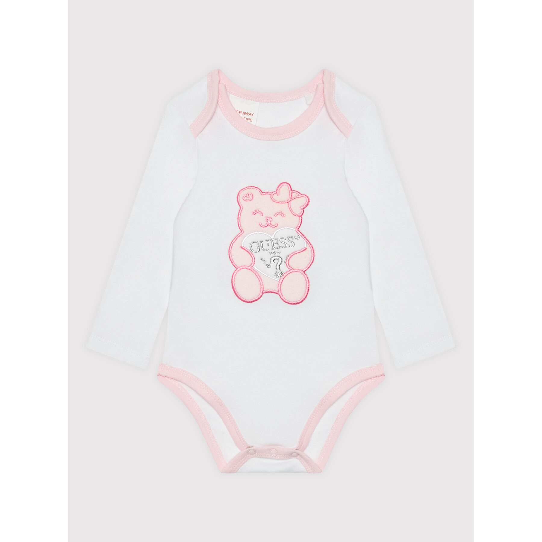 Guess Детско боди H2RW04 KA6W0 Бял - Pepit.bg