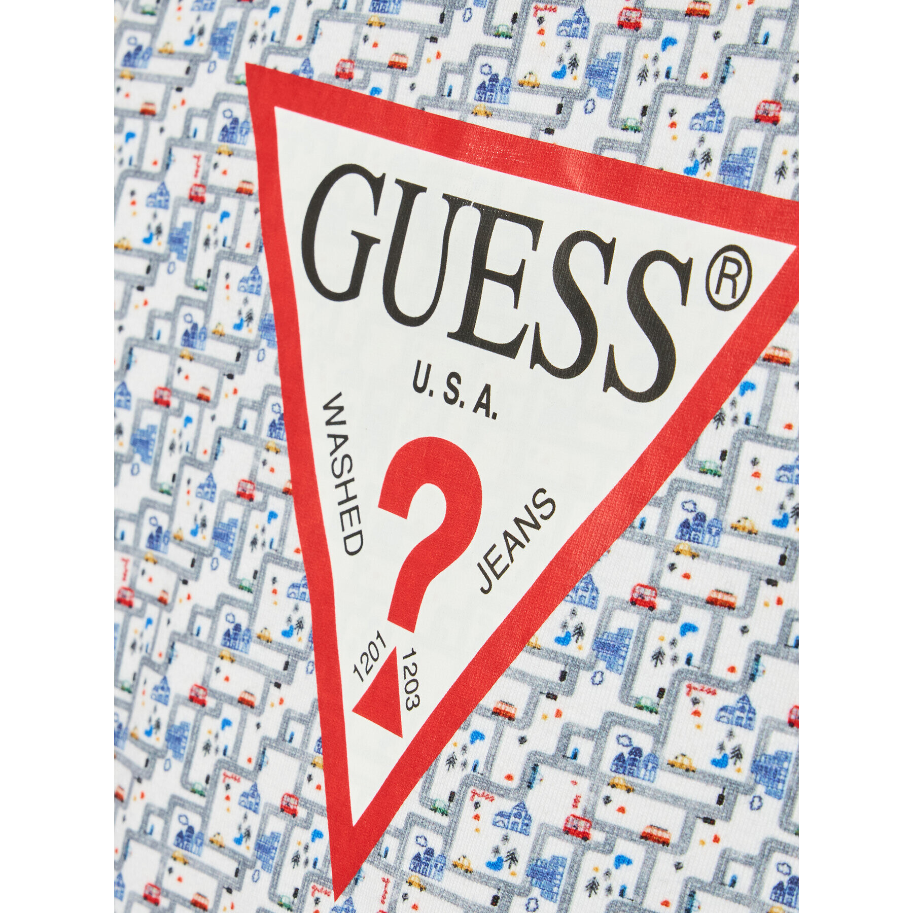 Guess Детско боди P2GG04 J1311 Син Regular Fit - Pepit.bg