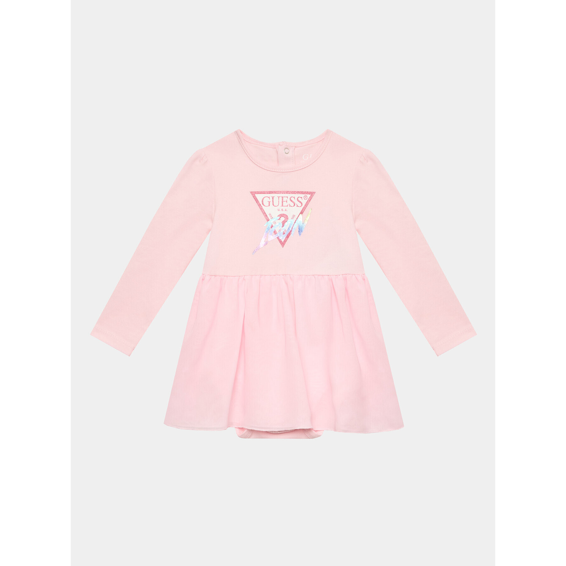 Guess Детско боди S3YG02 J1314 Розов Regular Fit - Pepit.bg