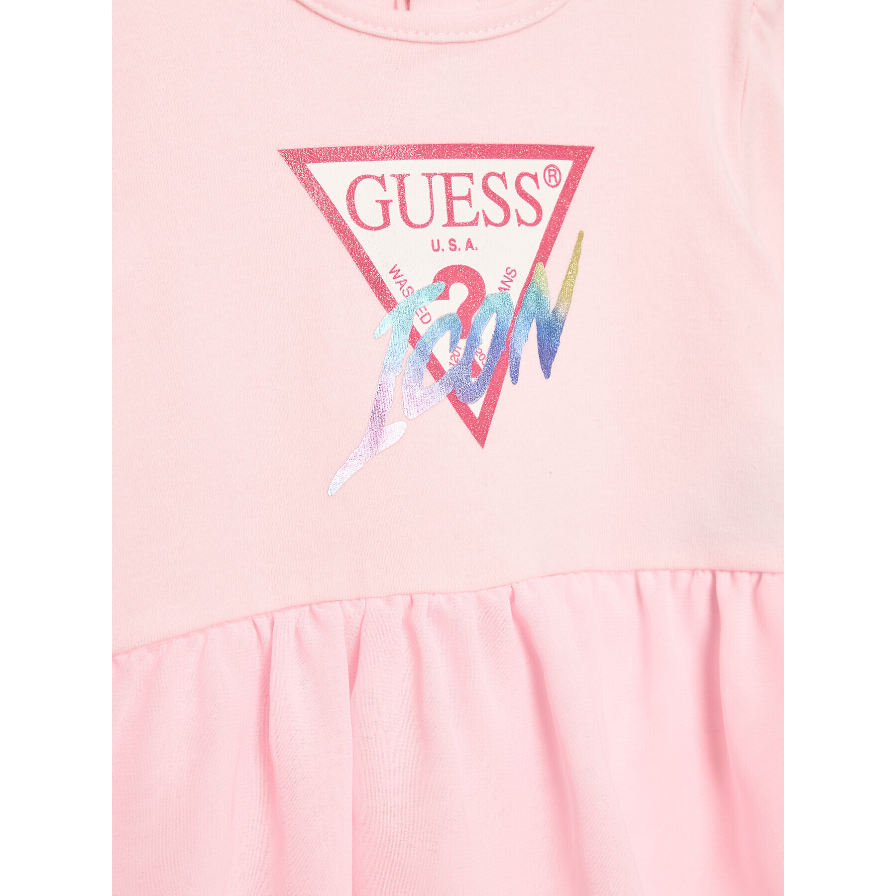 Guess Детско боди S3YG02 J1314 Розов Regular Fit - Pepit.bg