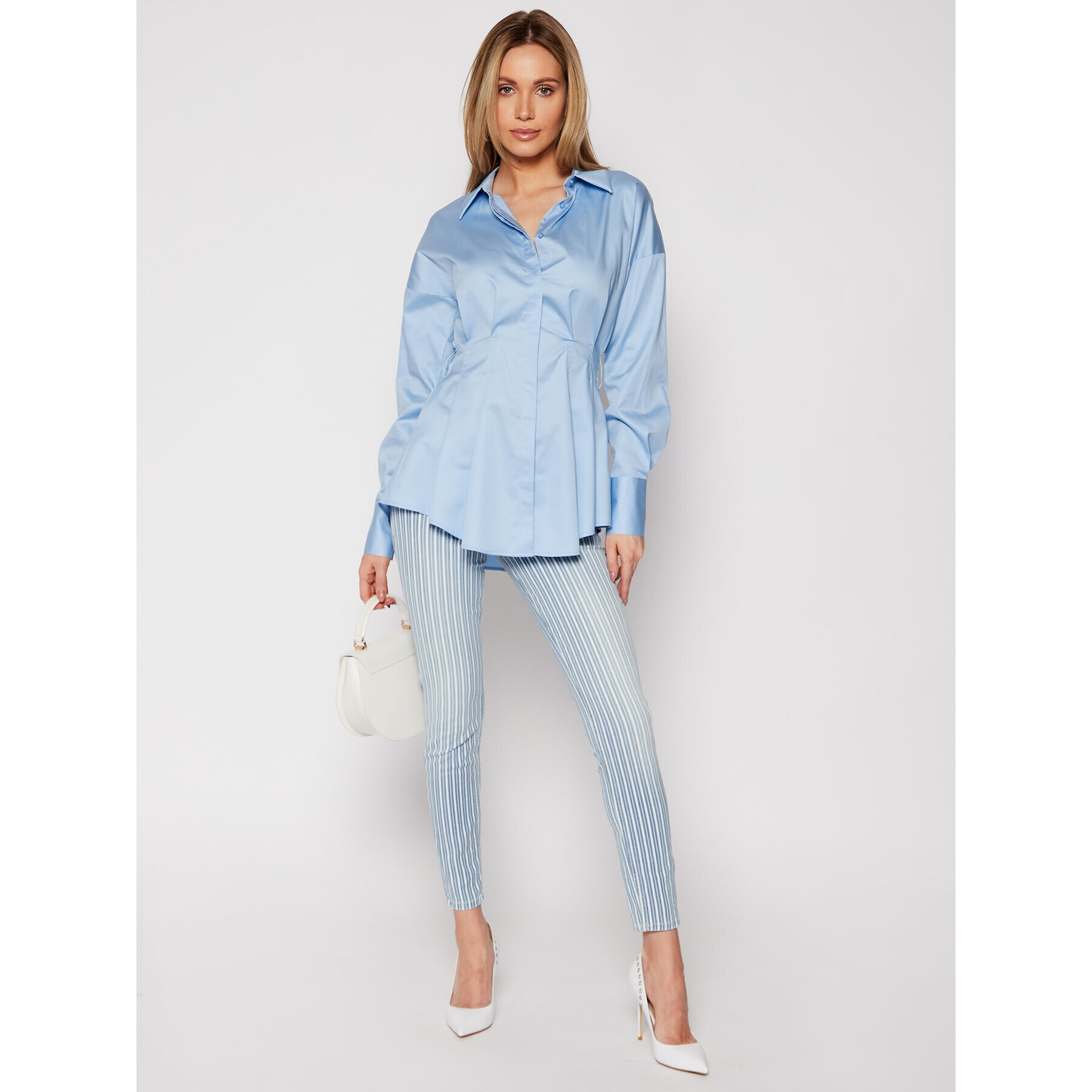 Guess Дънки 1981 W1GA28 D4CR1 Син Skinny Fit - Pepit.bg