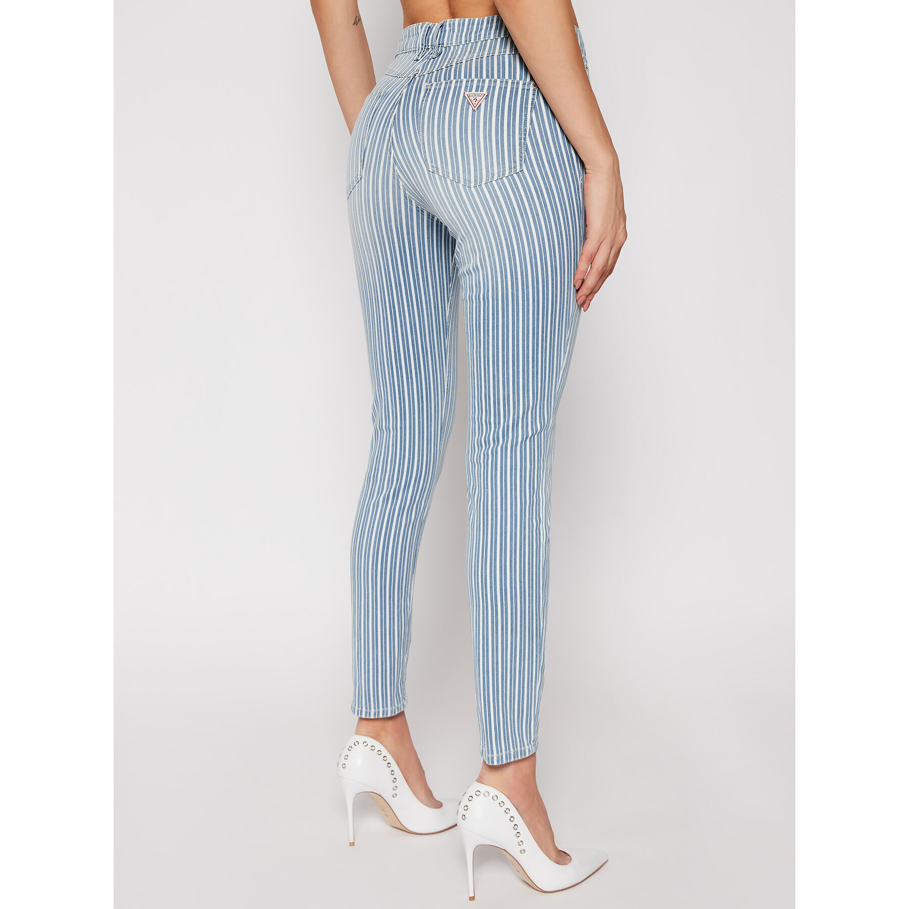 Guess Дънки 1981 W1GA28 D4CR1 Син Skinny Fit - Pepit.bg