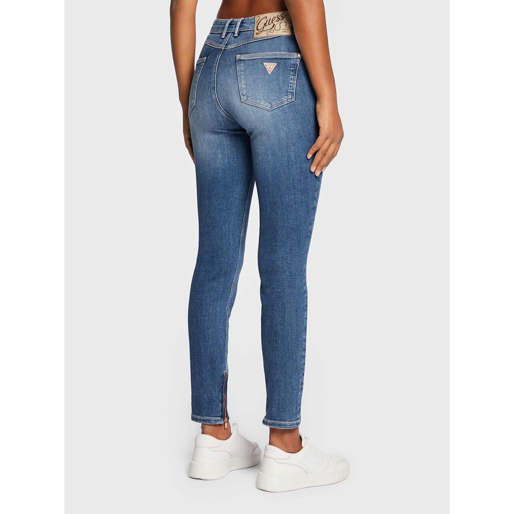 Guess Дънки 1981 W2BA93 D4T81 Син Skinny Fit - Pepit.bg
