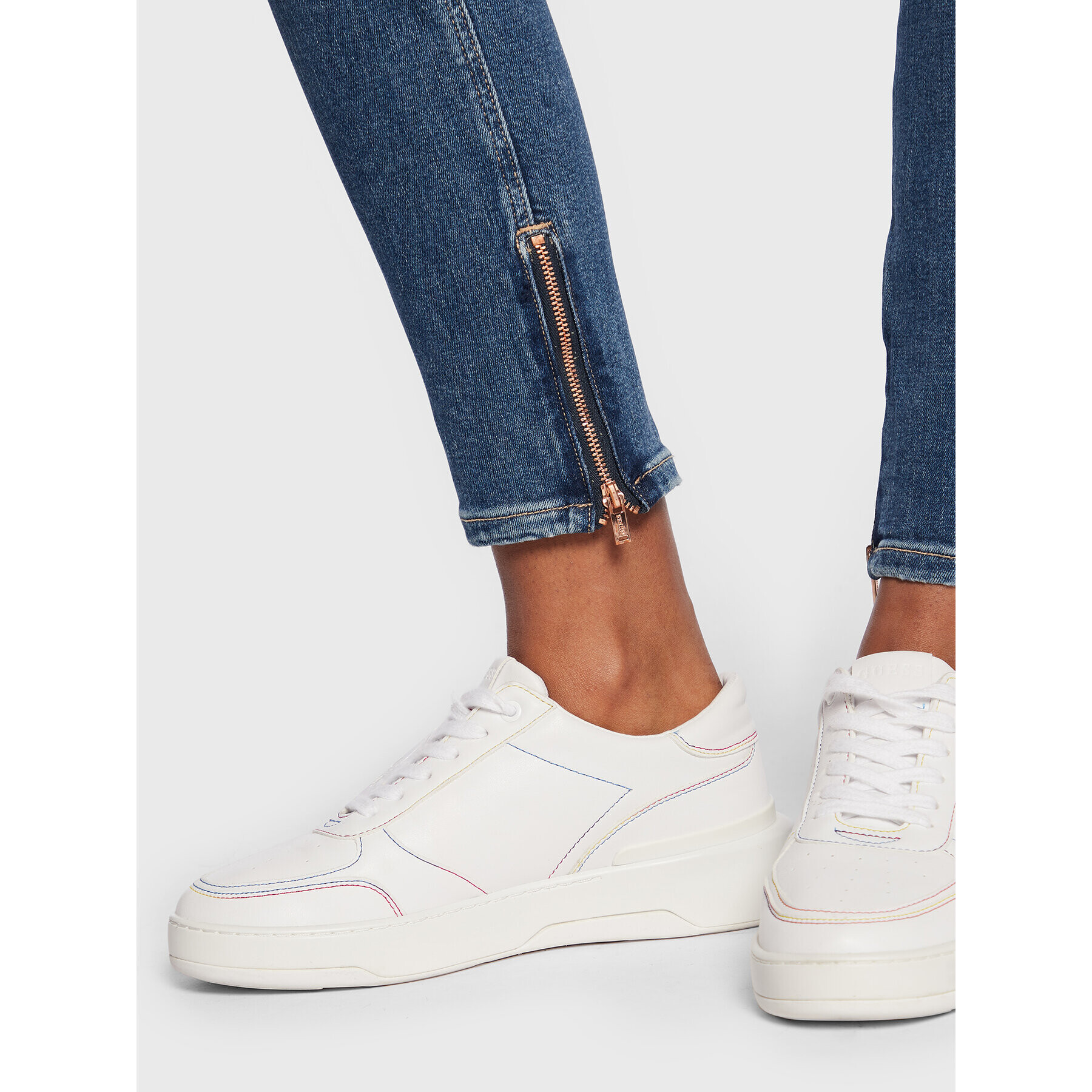 Guess Дънки 1981 W2BA93 D4T81 Син Skinny Fit - Pepit.bg