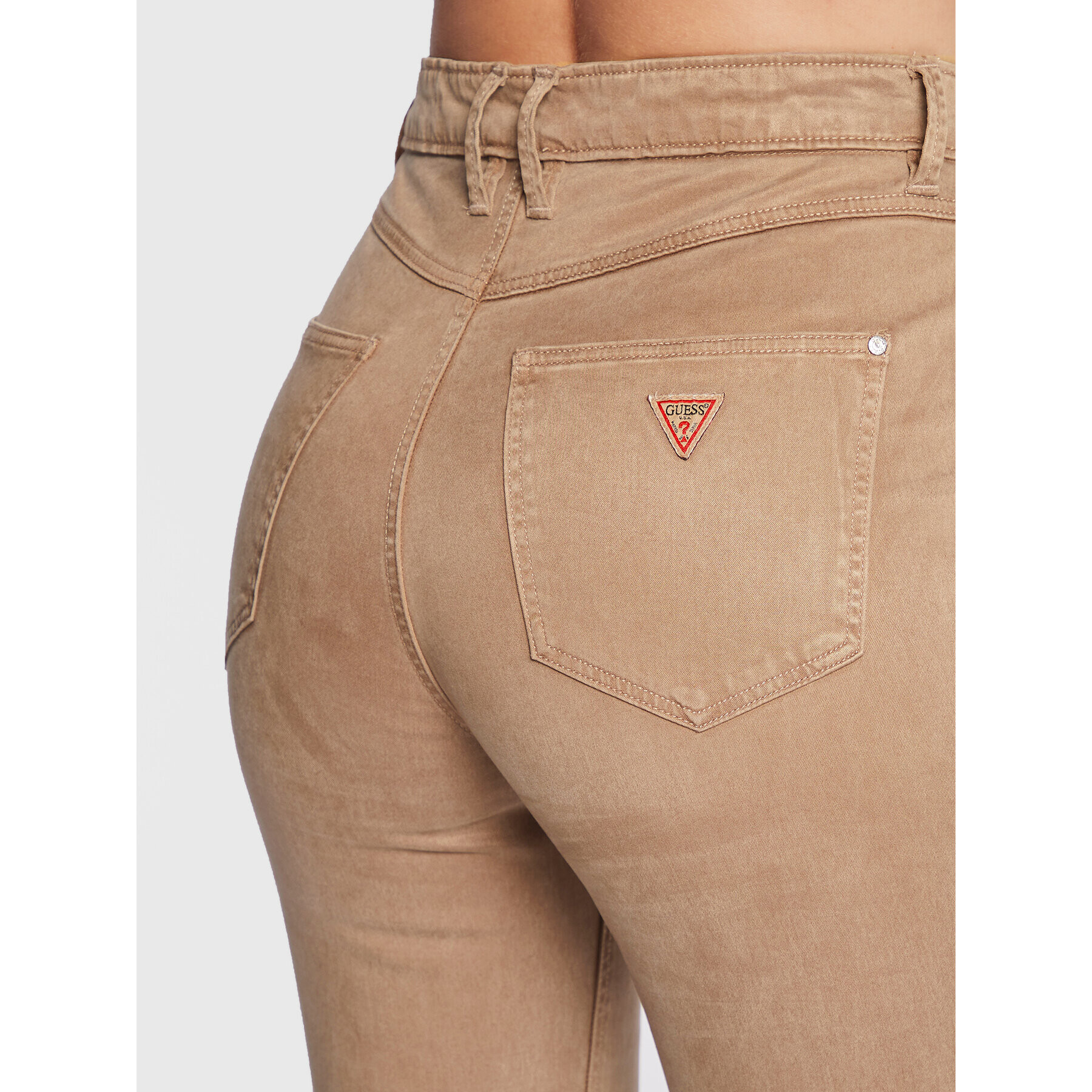 Guess Дънки 1981 W2RA46 W93CE Кафяв Skinny Fit - Pepit.bg