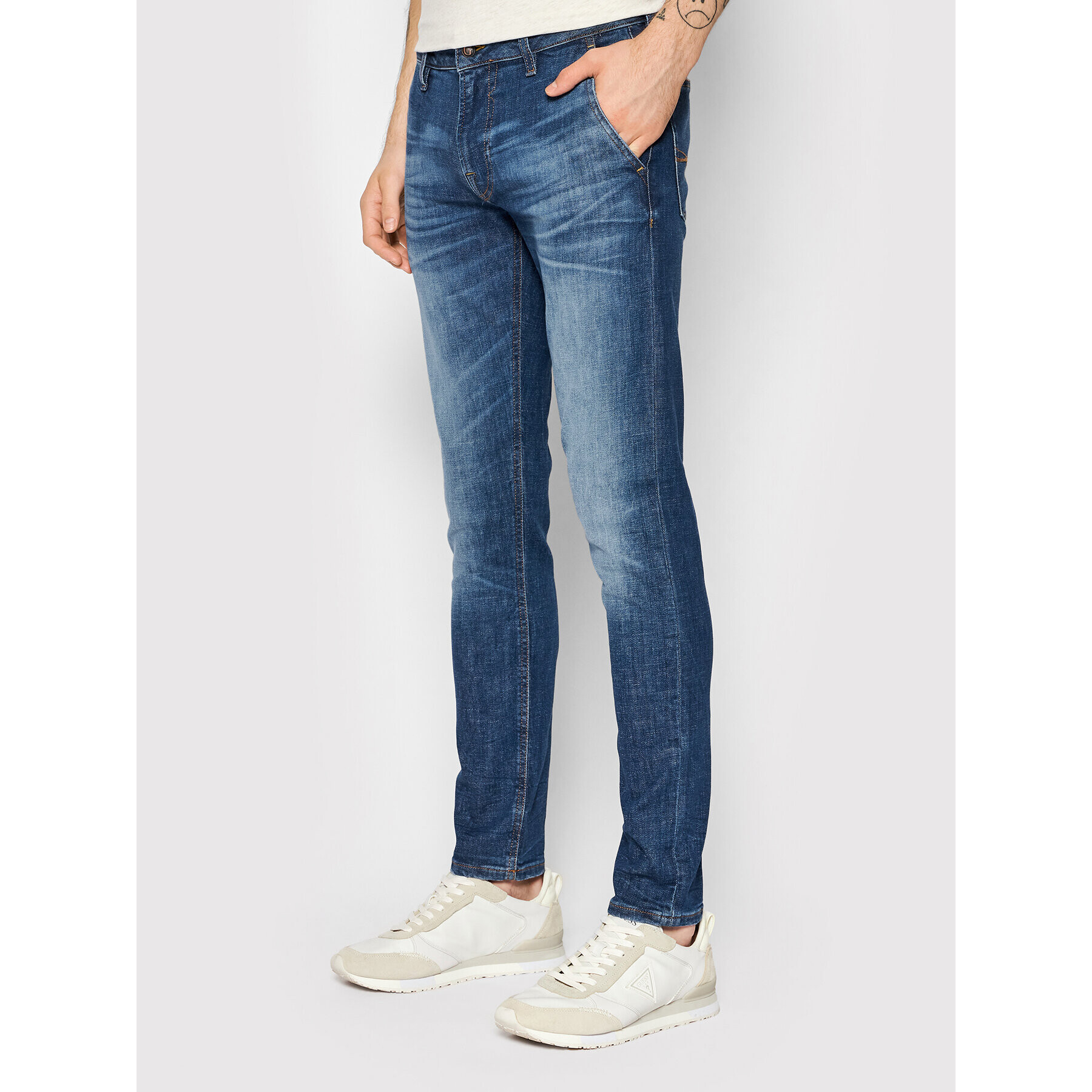 Guess Дънки Adam M2RA81 D46AD Син Skinny Fit - Pepit.bg