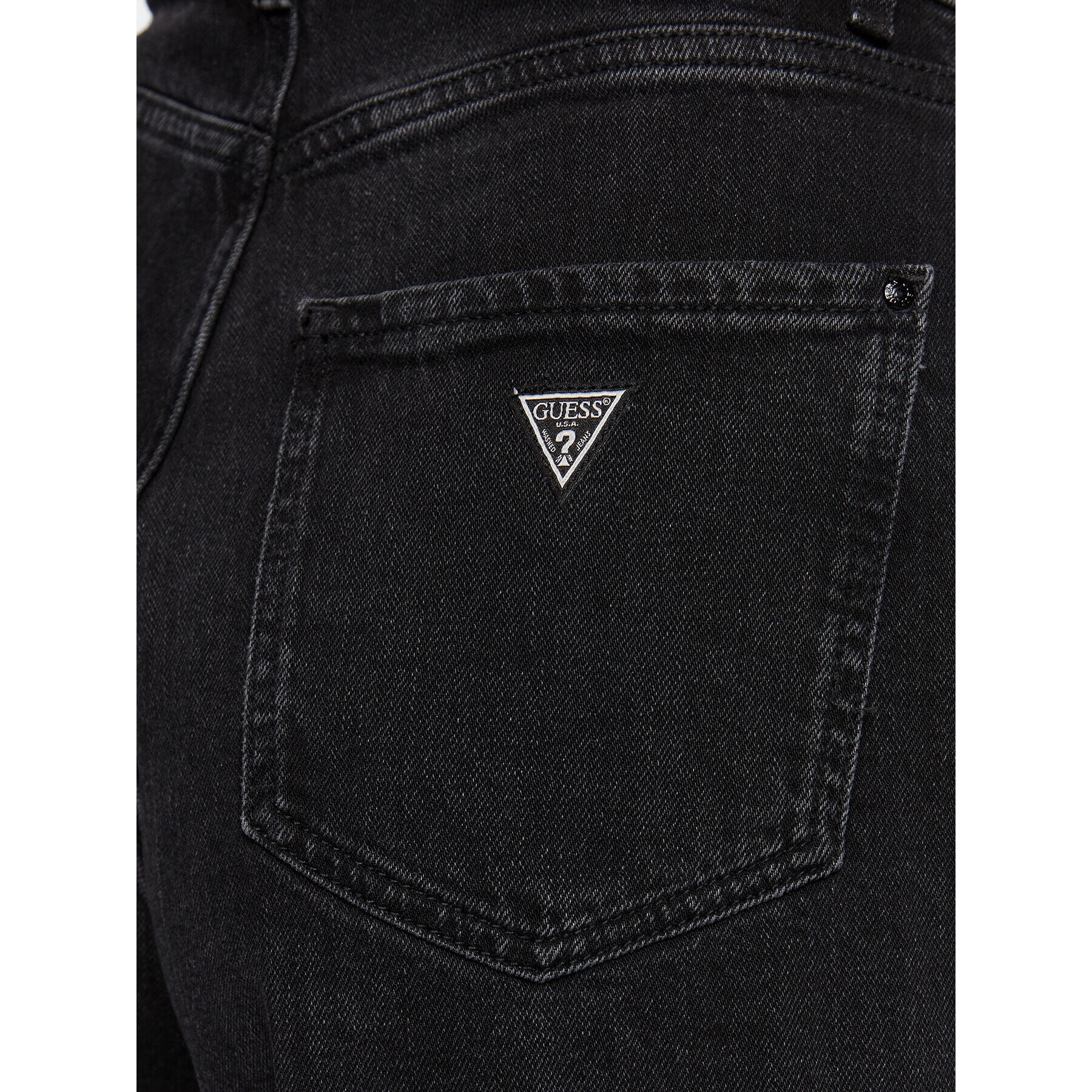 Guess Дънки Andrea W2BA29 D4QD1 Черен Relaxed Fit - Pepit.bg