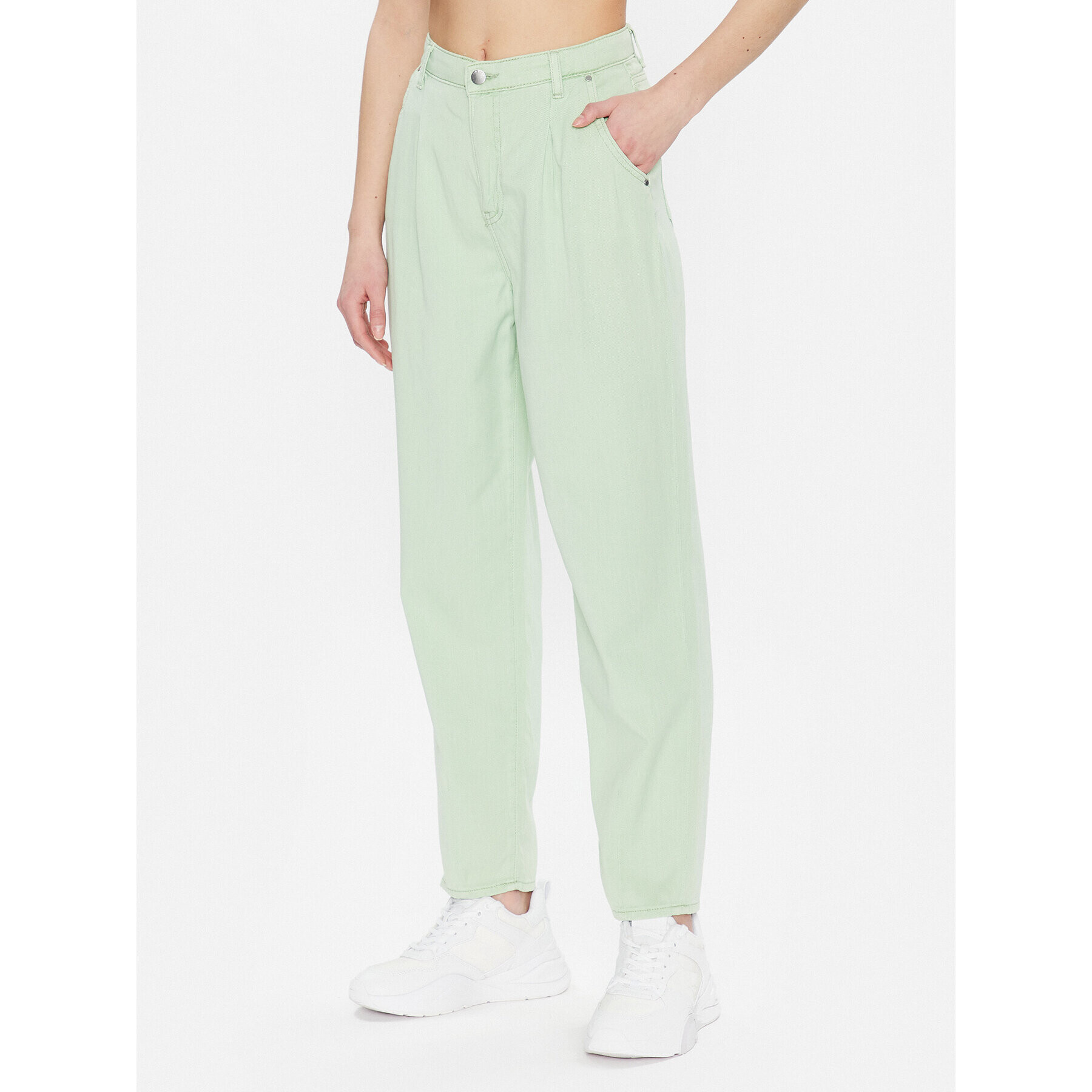 Guess Дънки Andrea W3GA29 WFD53 Зелен Loose Fit - Pepit.bg