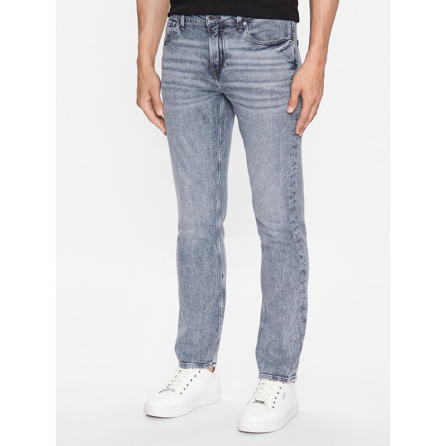 Guess Дънки Angels M3YAN2 D5261 Син Slim Fit - Pepit.bg
