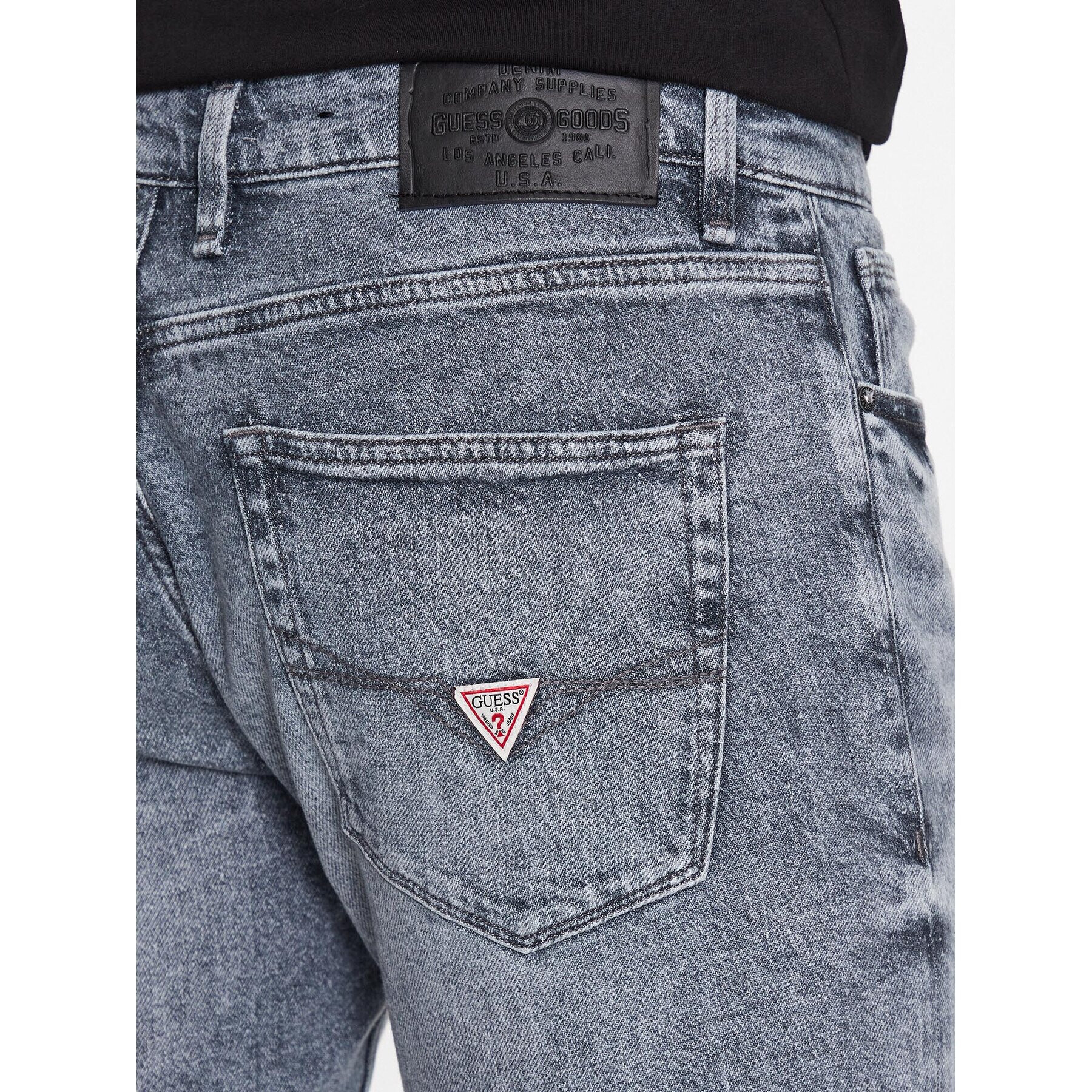Guess Дънки Angels M3YAN2 D5261 Син Slim Fit - Pepit.bg