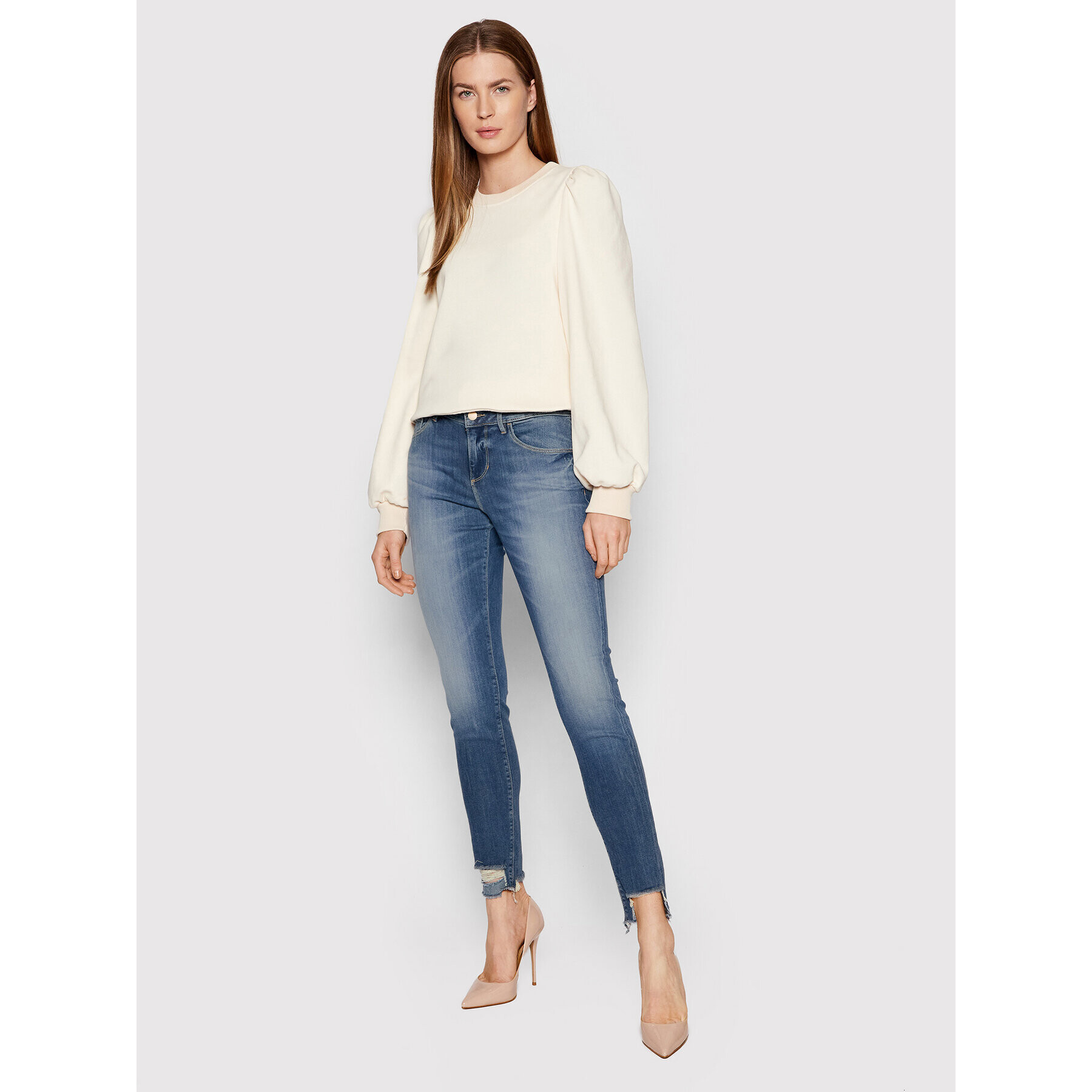 Guess Дънки Annette W2RA99 D4KM2 Син Skinny Fit - Pepit.bg