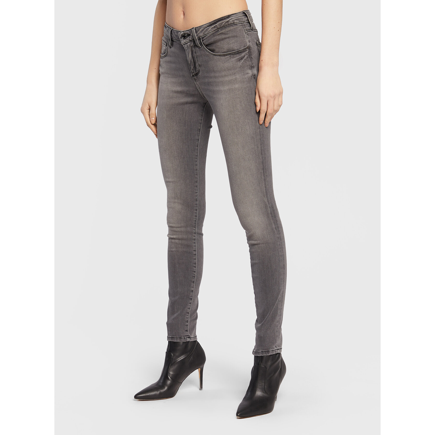 Guess Дънки Annette W2YA99 D4PZ2 Сив Skinny Fit - Pepit.bg
