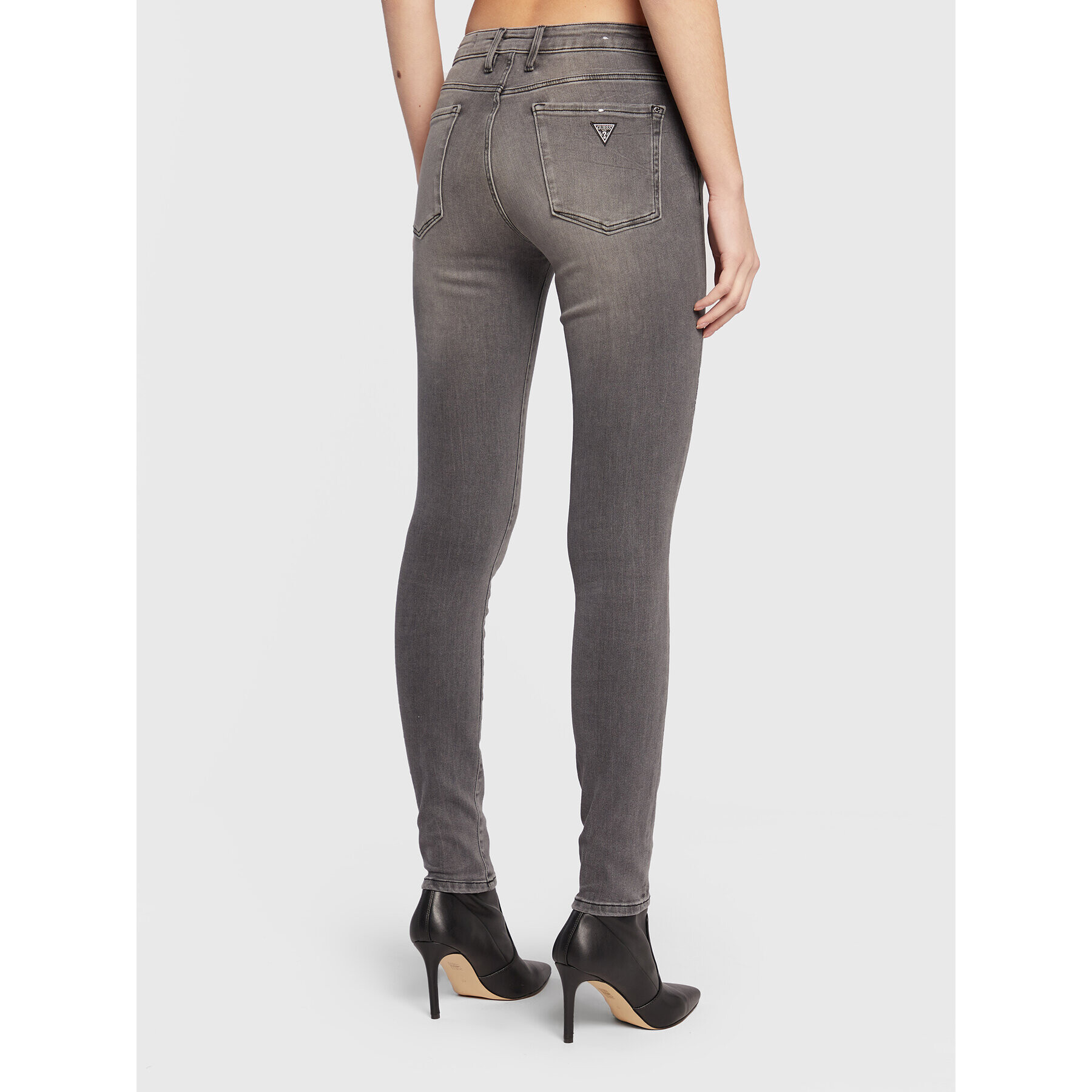 Guess Дънки Annette W2YA99 D4PZ2 Сив Skinny Fit - Pepit.bg