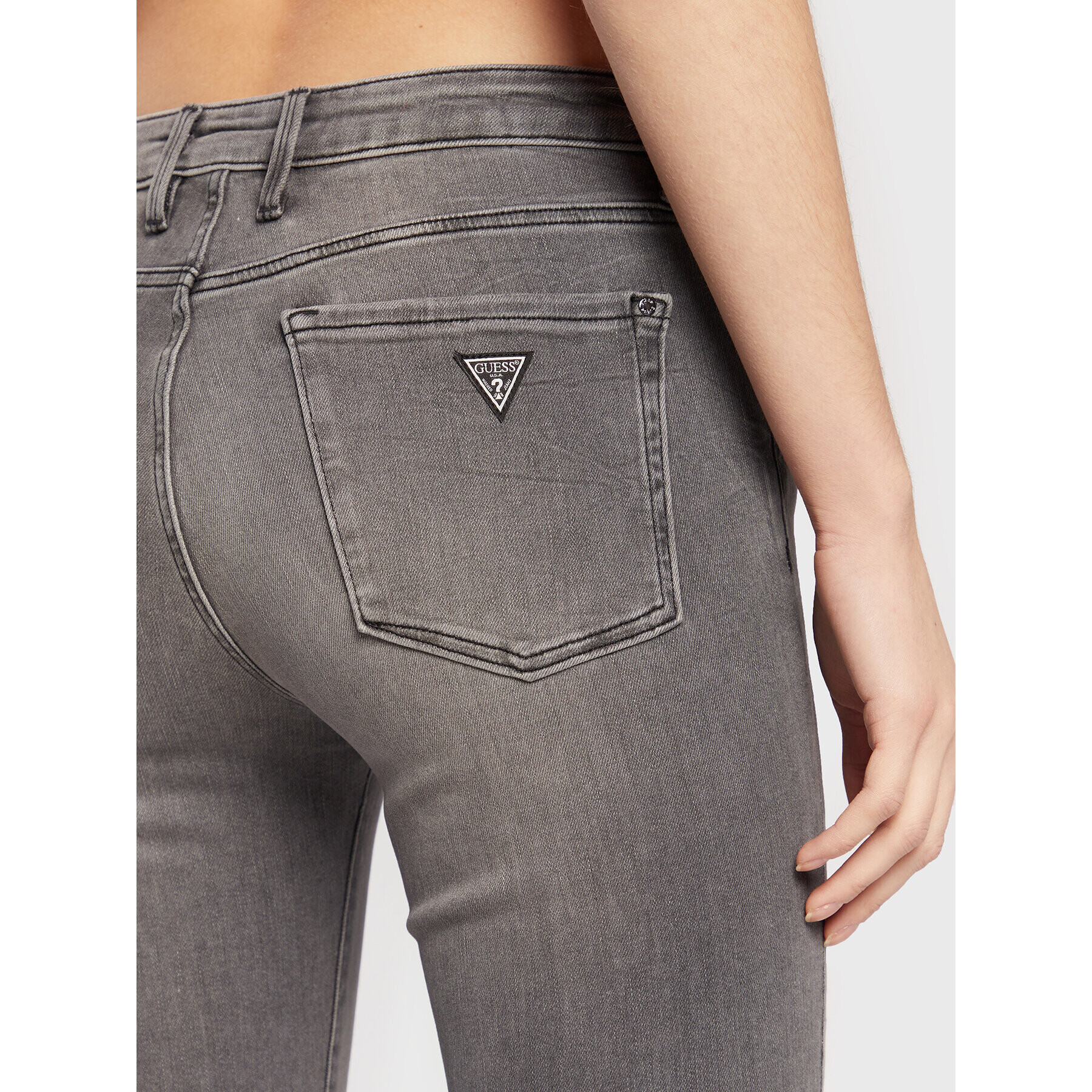 Guess Дънки Annette W2YA99 D4PZ2 Сив Skinny Fit - Pepit.bg