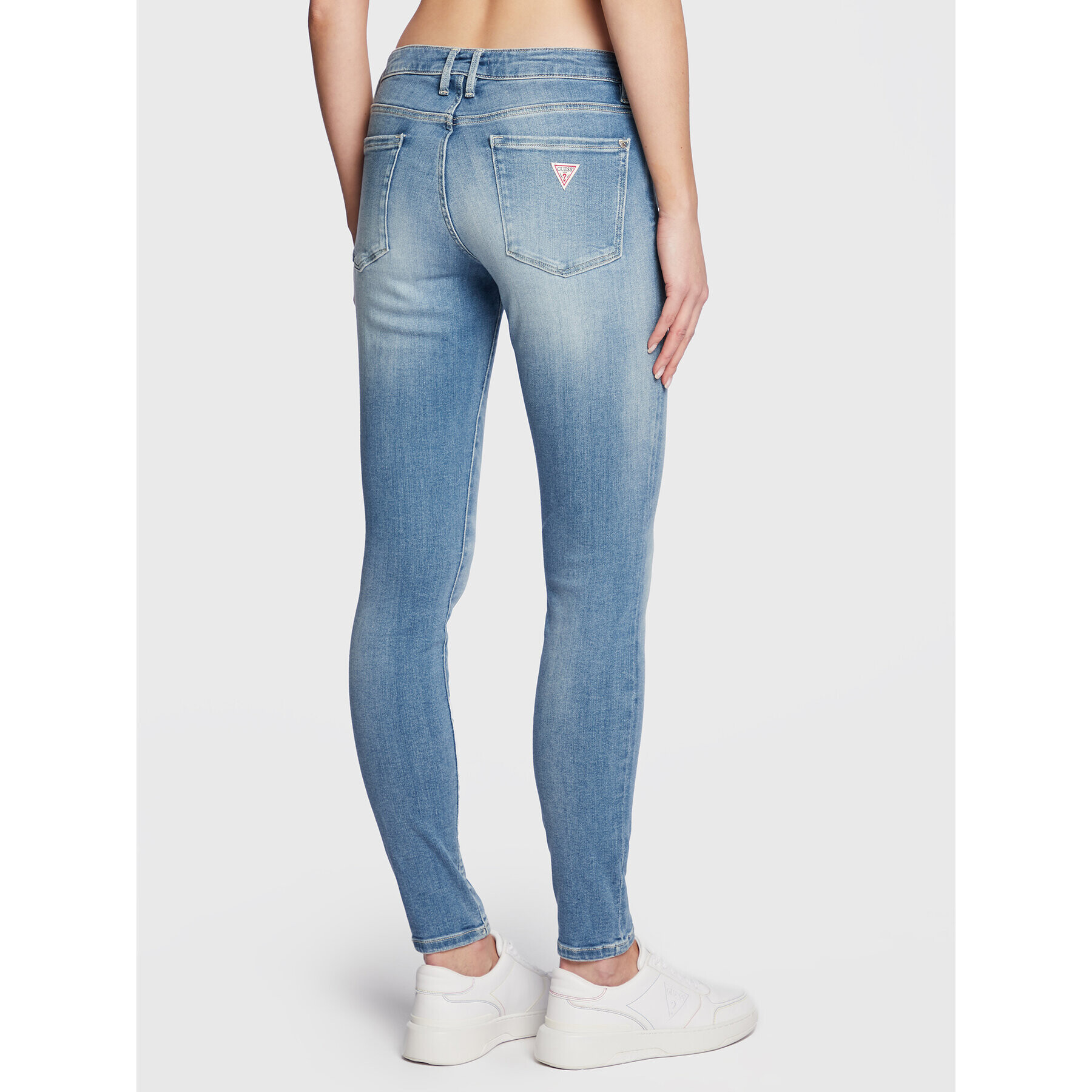 Guess Дънки Annette W2YA99 D4Q01 Син Skinny Fit - Pepit.bg