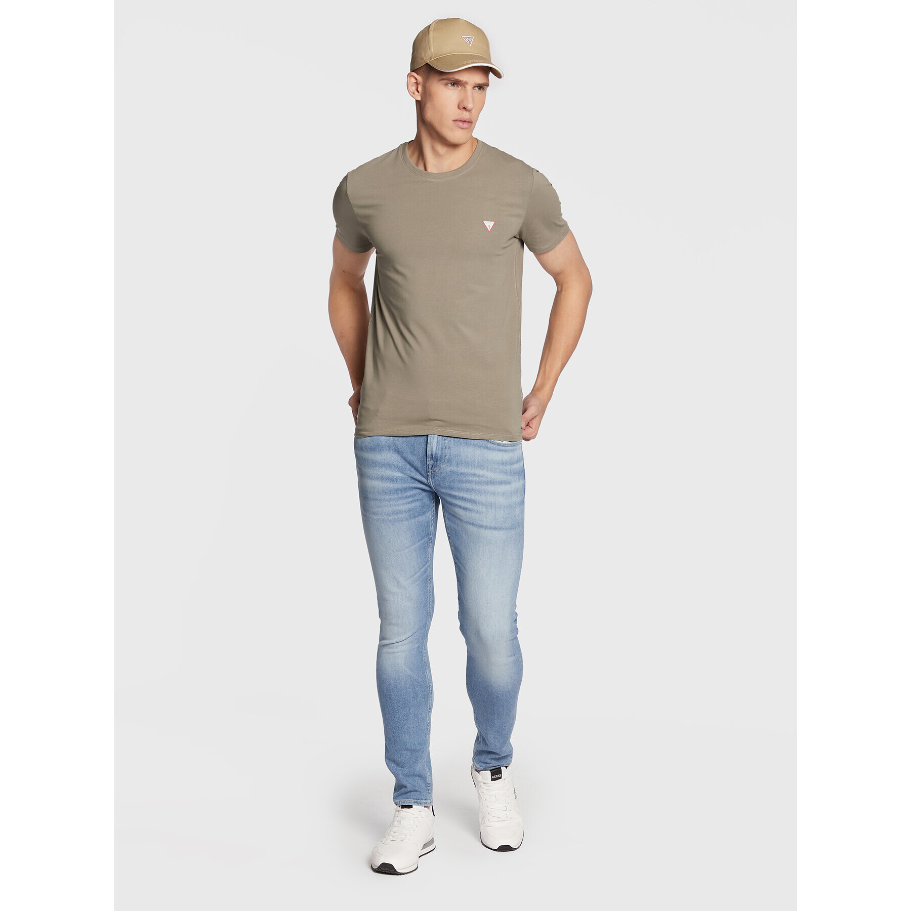 Guess Дънки Chris M2YA27 D4Q43 Син Super Skinny Fit - Pepit.bg