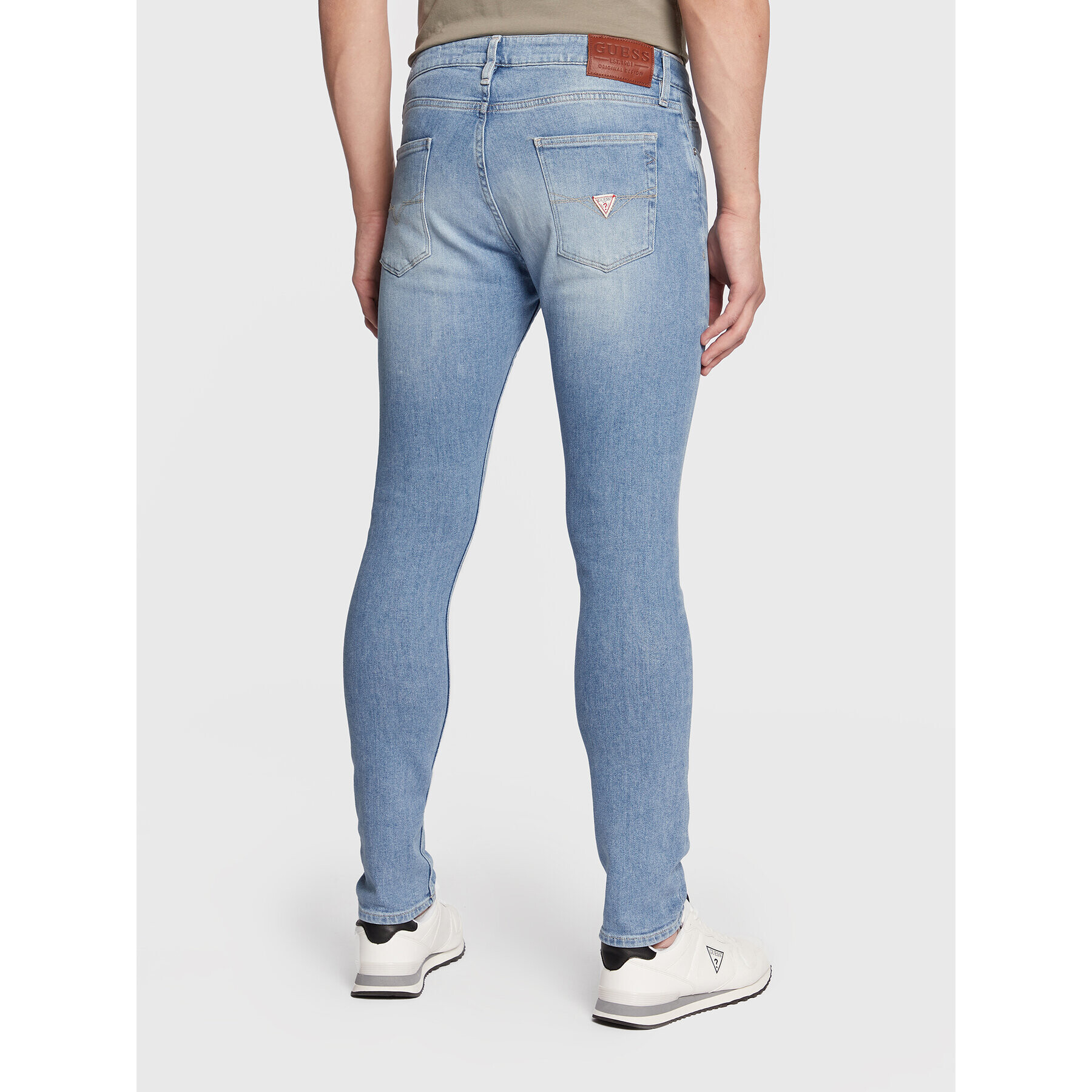 Guess Дънки Chris M2YA27 D4Q43 Син Super Skinny Fit - Pepit.bg