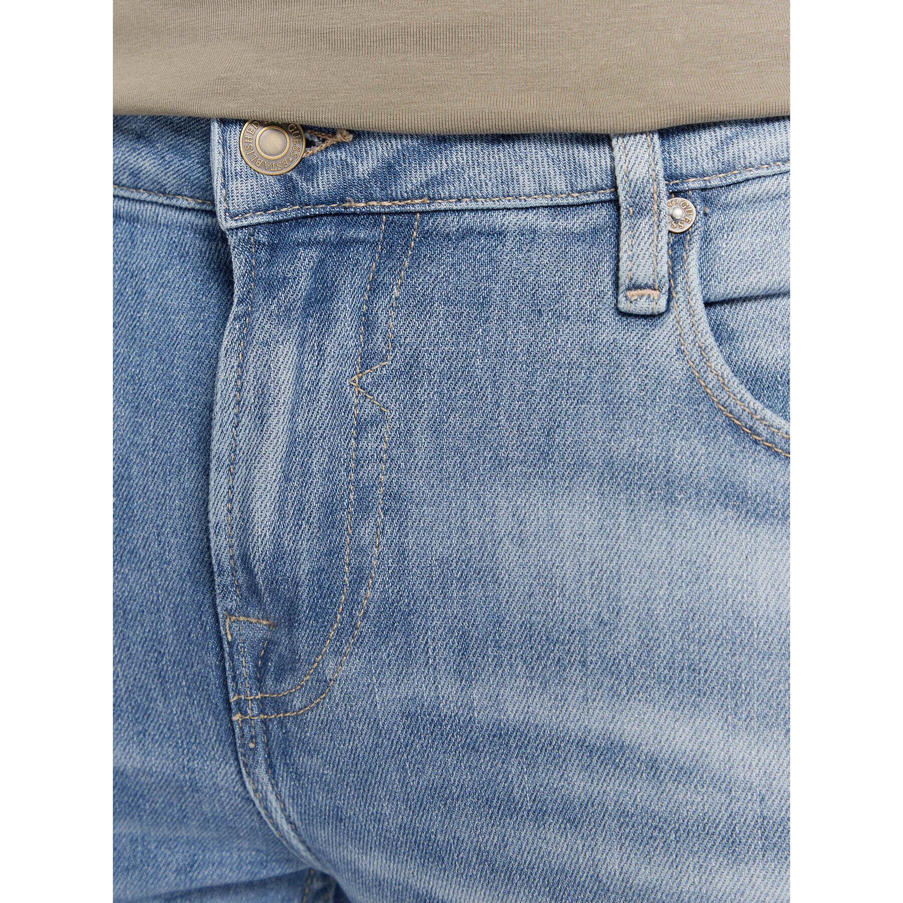 Guess Дънки Chris M2YA27 D4Q43 Син Super Skinny Fit - Pepit.bg