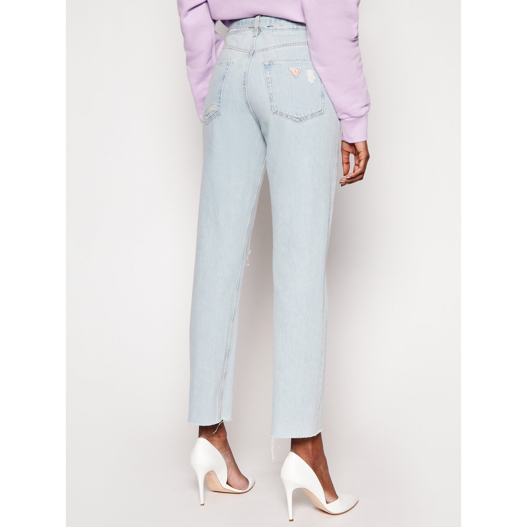 Guess Дънки Girly W1RA16 D3Y0I Син Iconic Fit - Pepit.bg