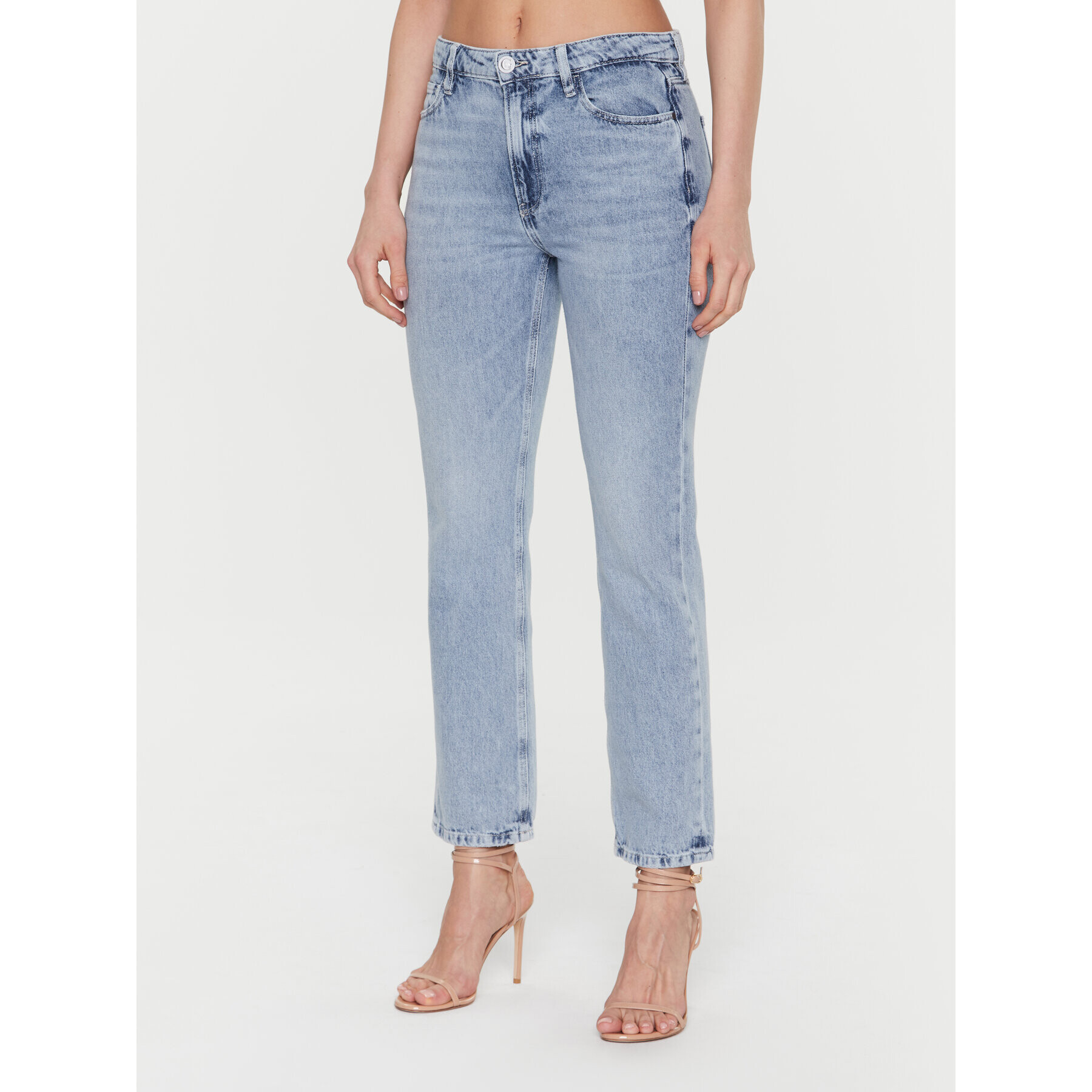 Guess Дънки Girly W3GA16 D4VI5 Син Slim Fit - Pepit.bg