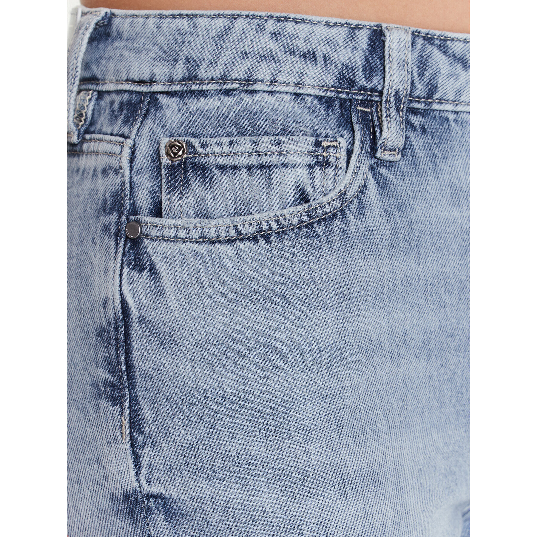Guess Дънки Girly W3GA16 D4VI5 Син Slim Fit - Pepit.bg