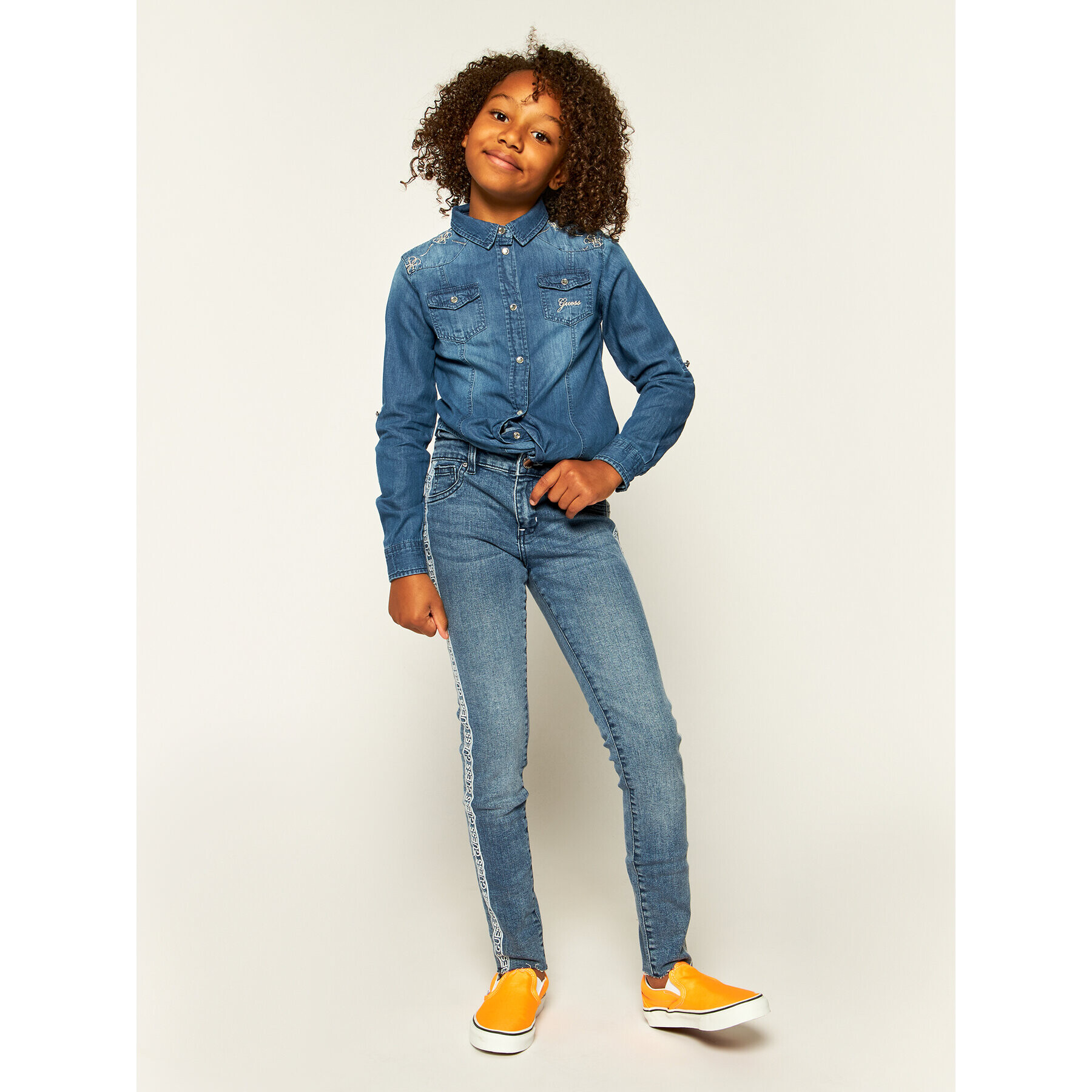 Guess Дънки J01A09 D3XD0 Син Skinny Fit - Pepit.bg