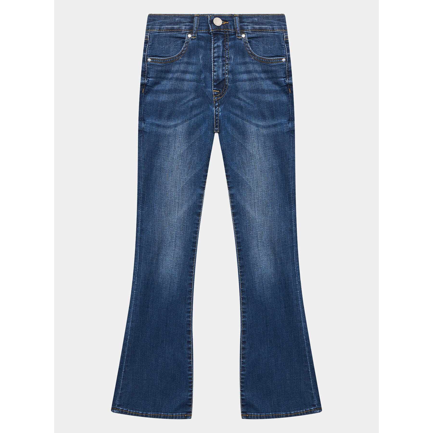 Guess Дънки J3YA03 D52V0 Тъмносин Flare Fit - Pepit.bg
