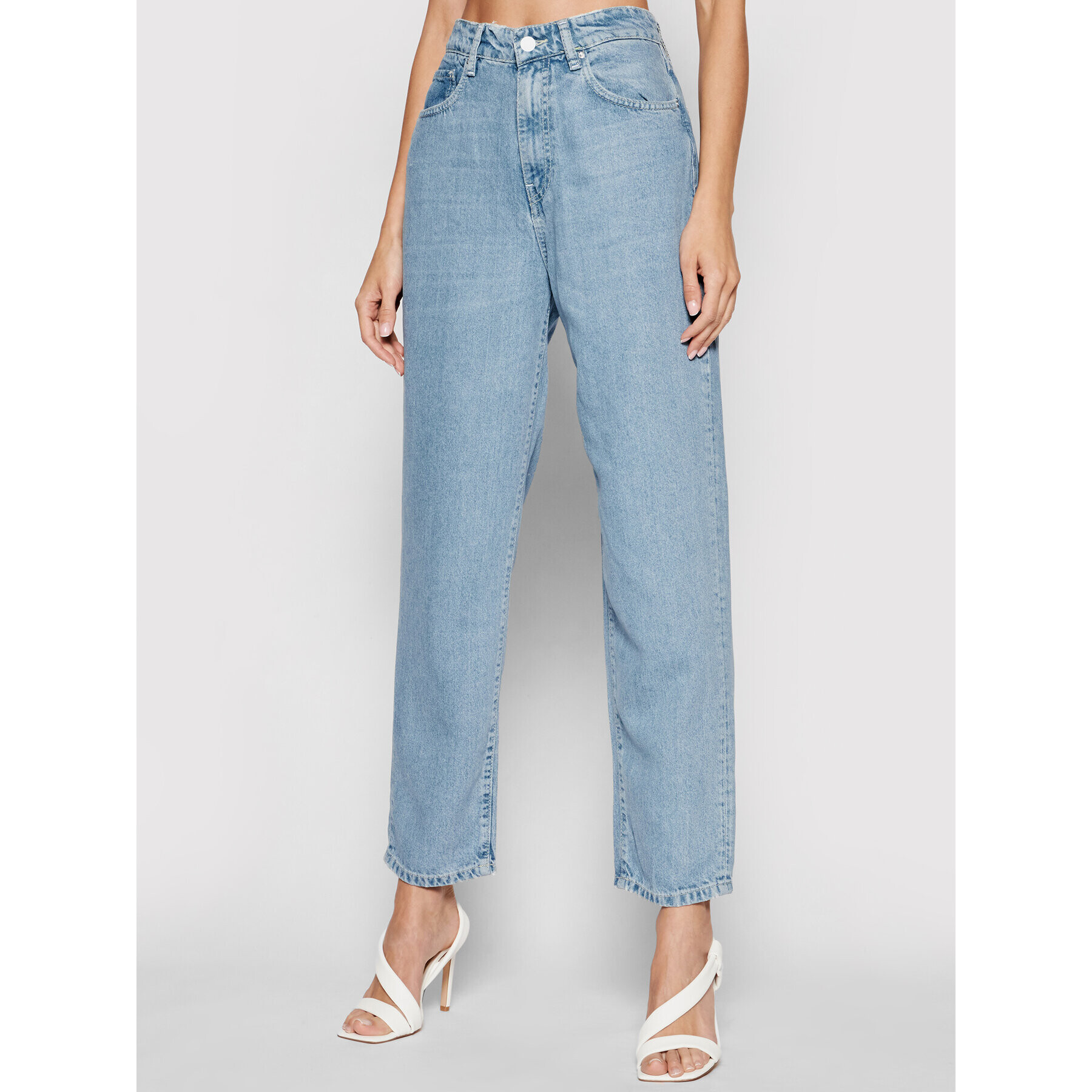 Guess Дънки Jacqueline W02A53 D3LI3 Син Relaxed Fit - Pepit.bg