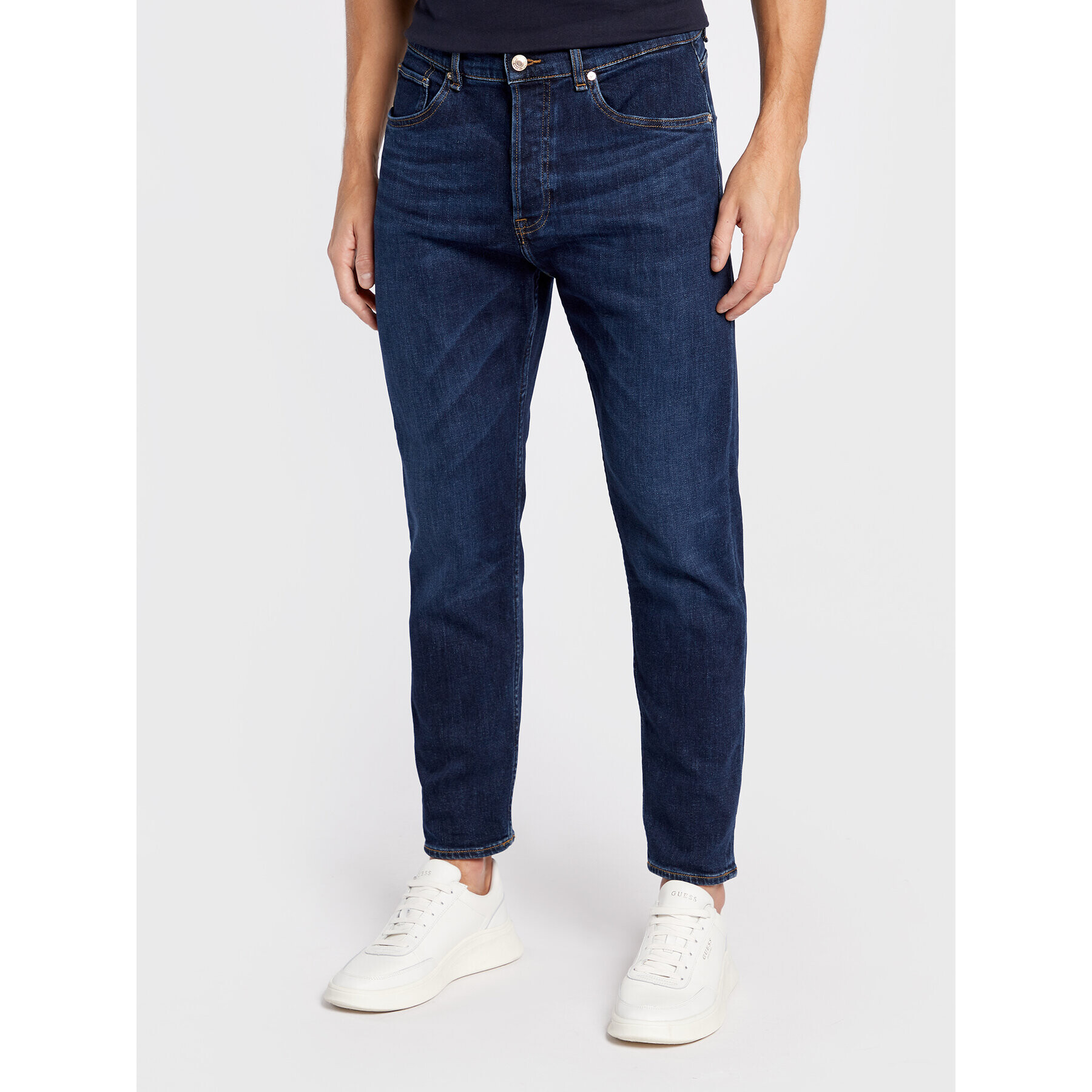 Guess Дънки James M2BA14 D4U51 Тъмносин Regular Fit - Pepit.bg